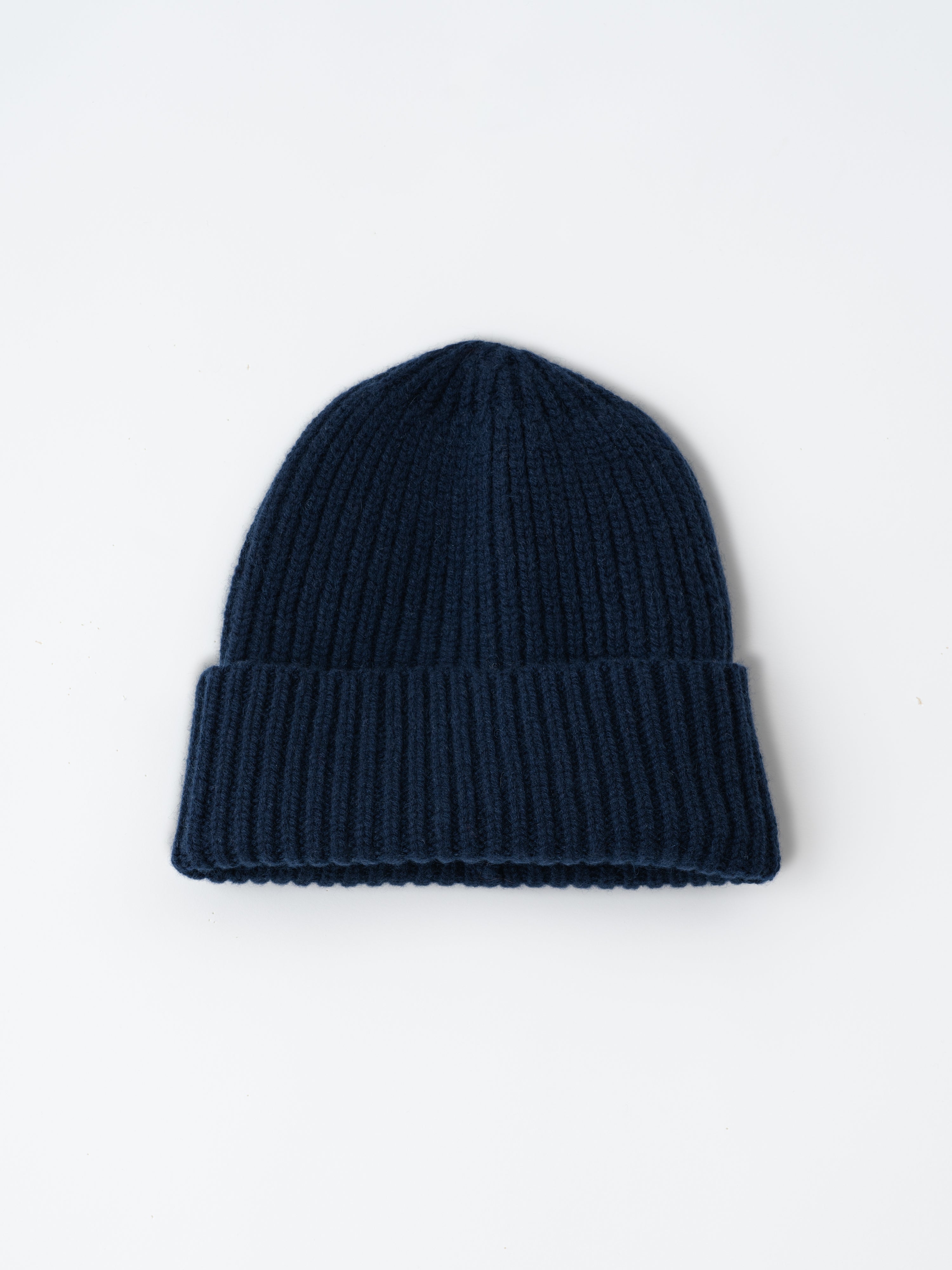 Navy Cashmere Beanie