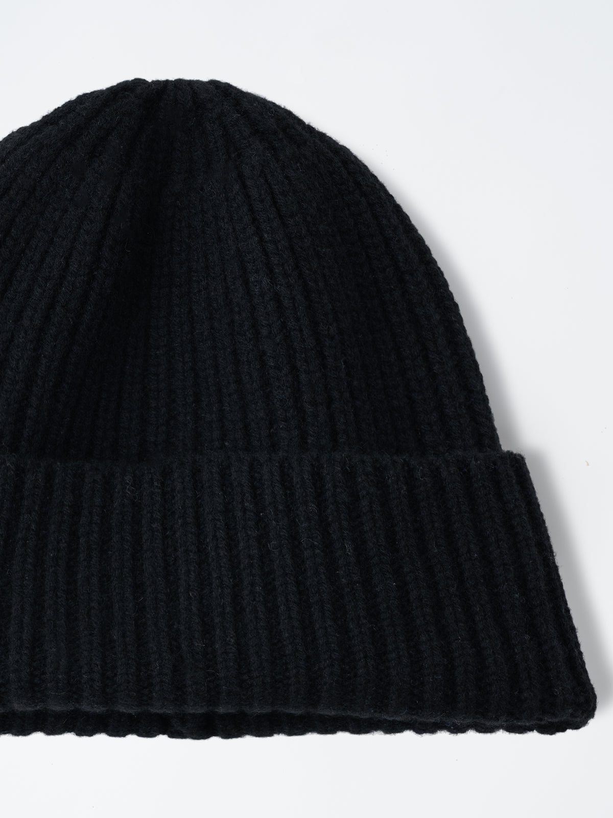 Black Cashmere Beanie