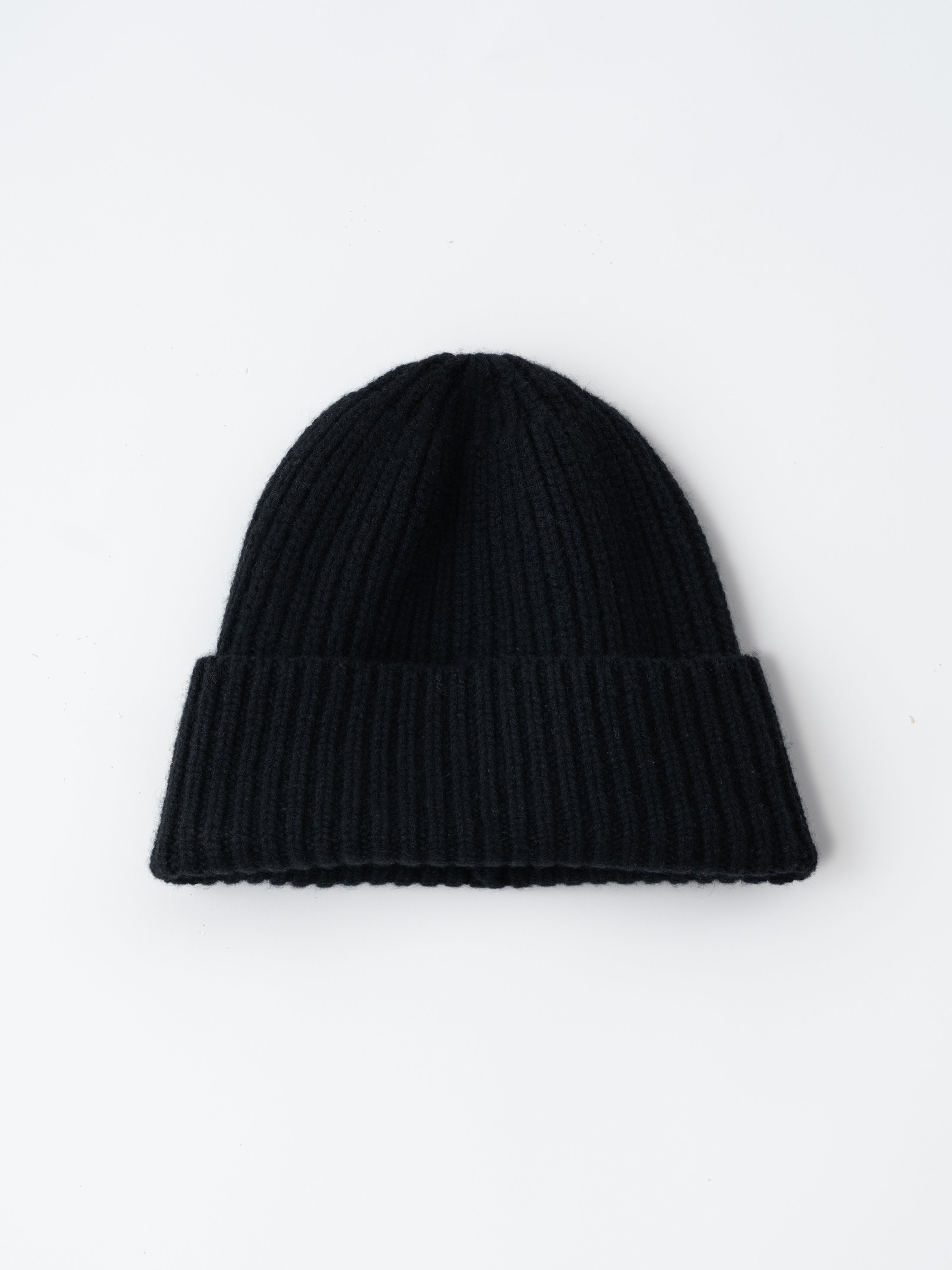 Black Cashmere Beanie