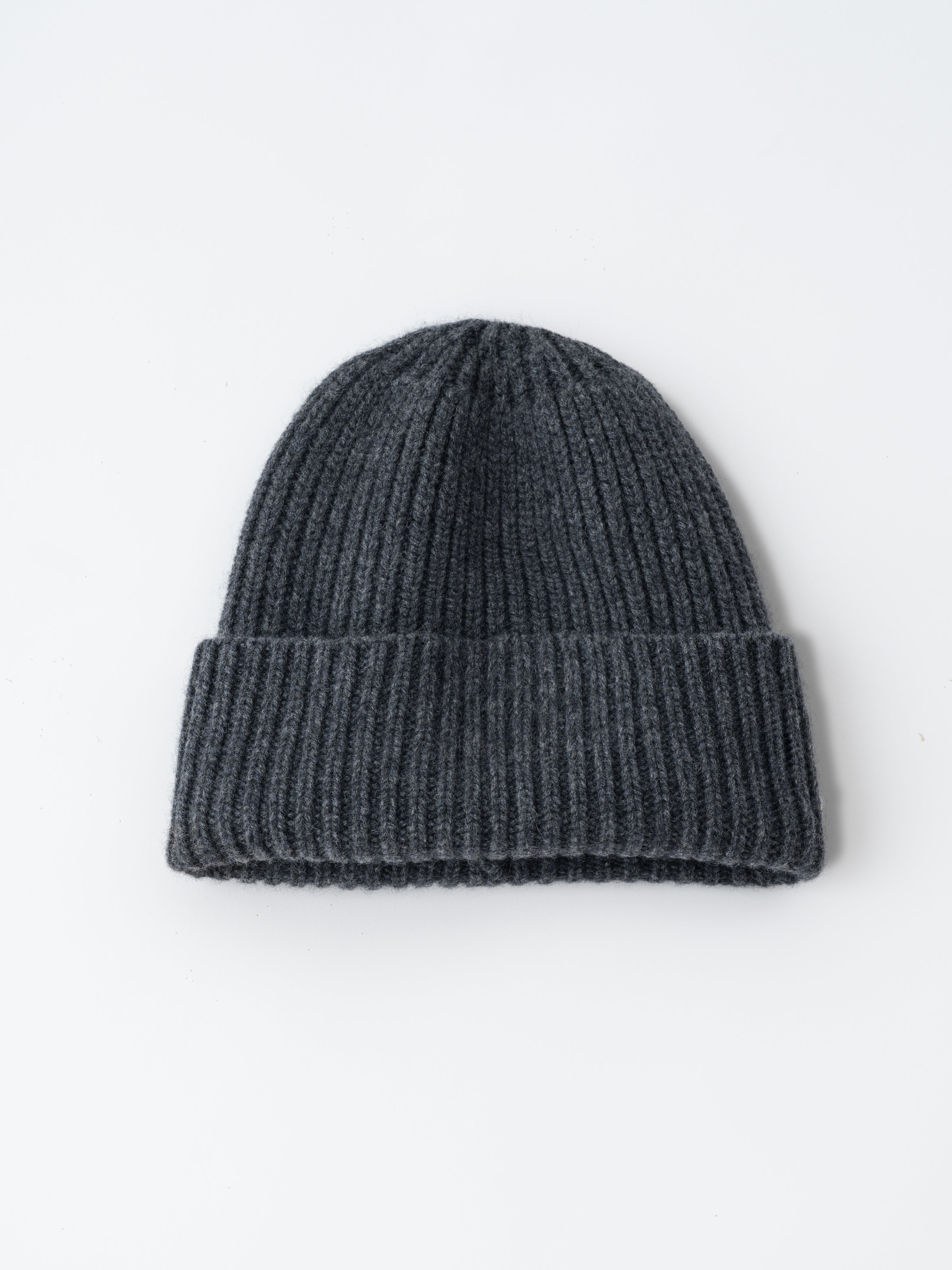 Grey Cashmere Beanie