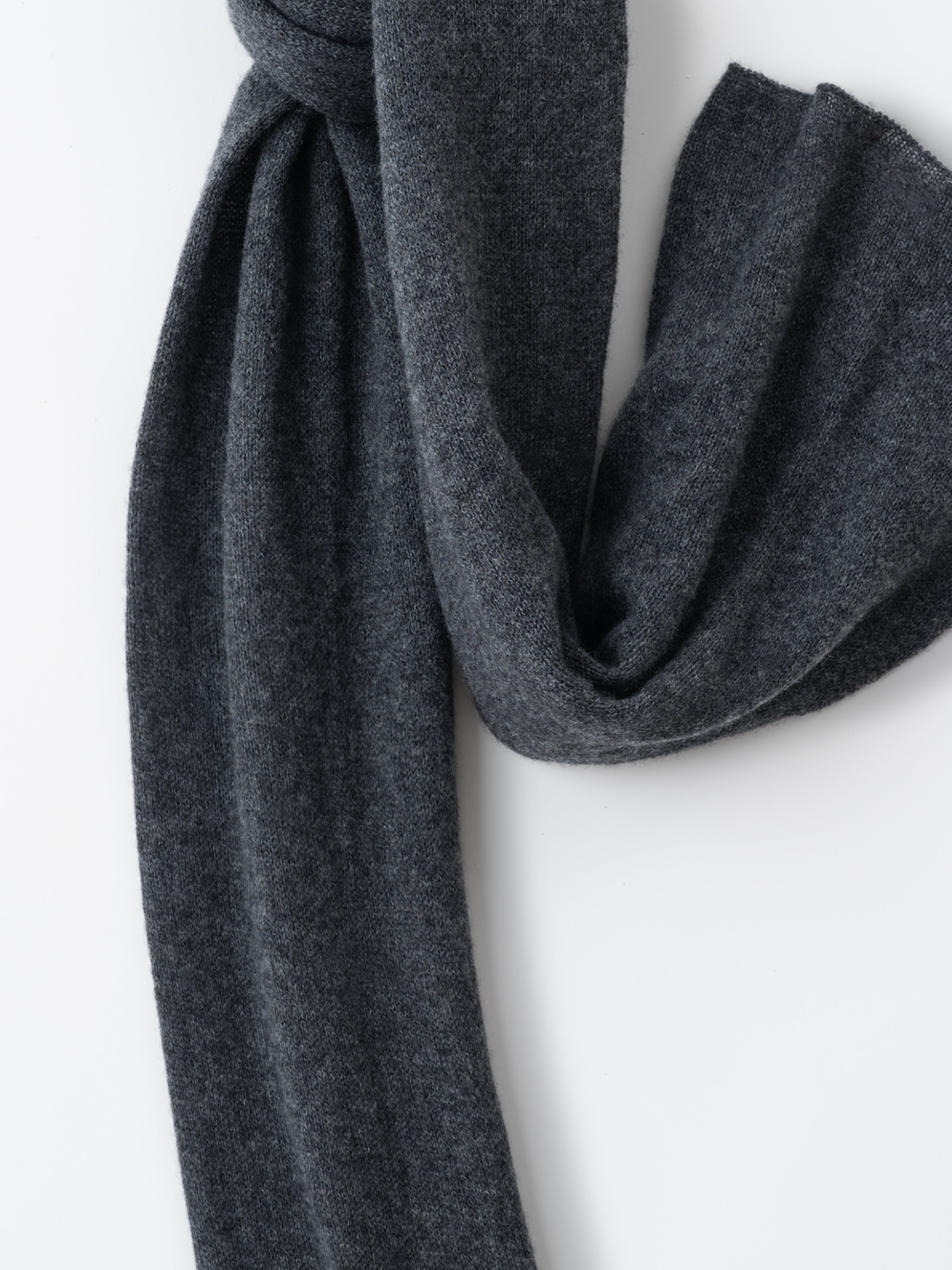 Grey Cashmere Scarf