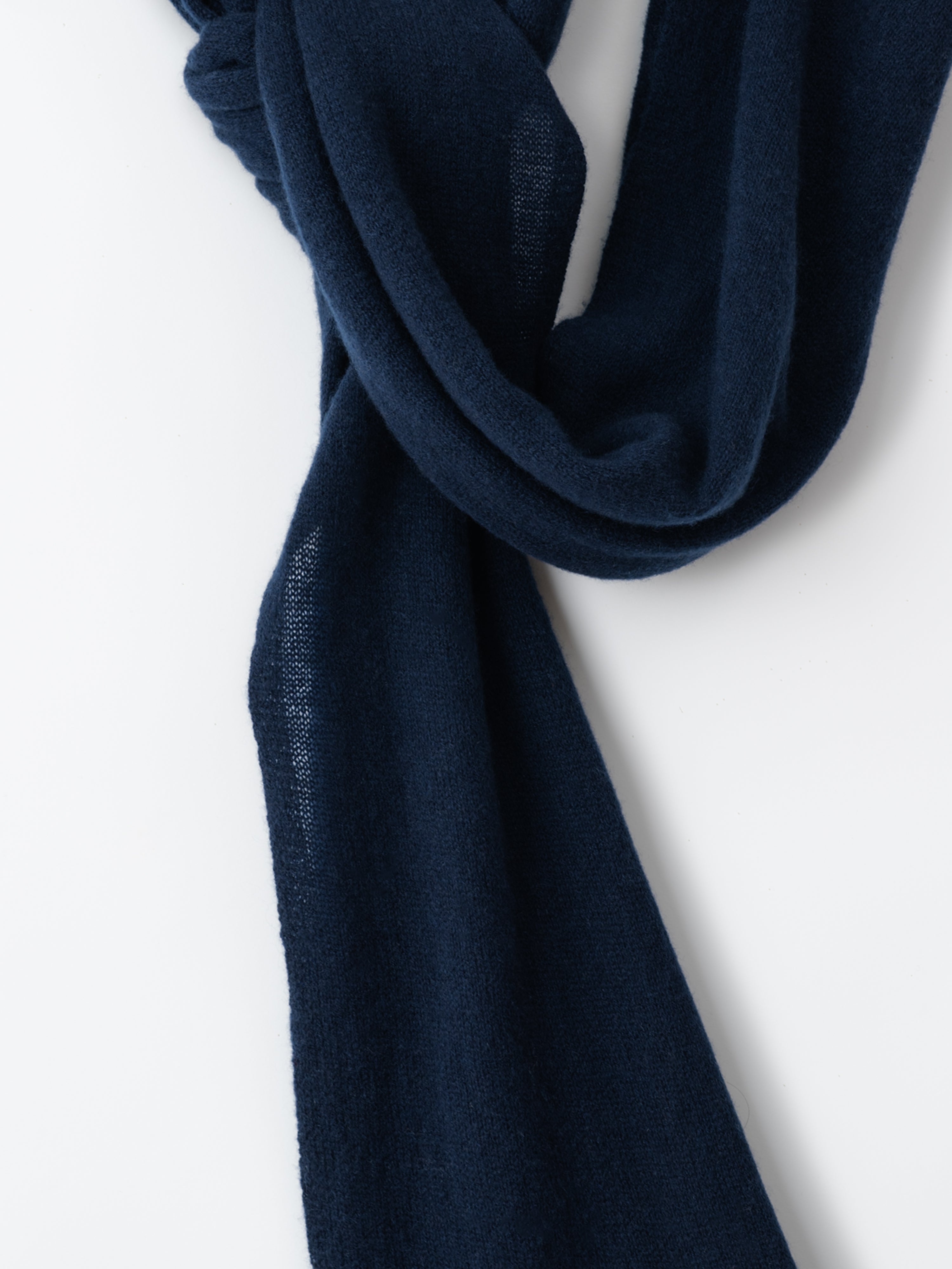 Navy Cashmere Scarf