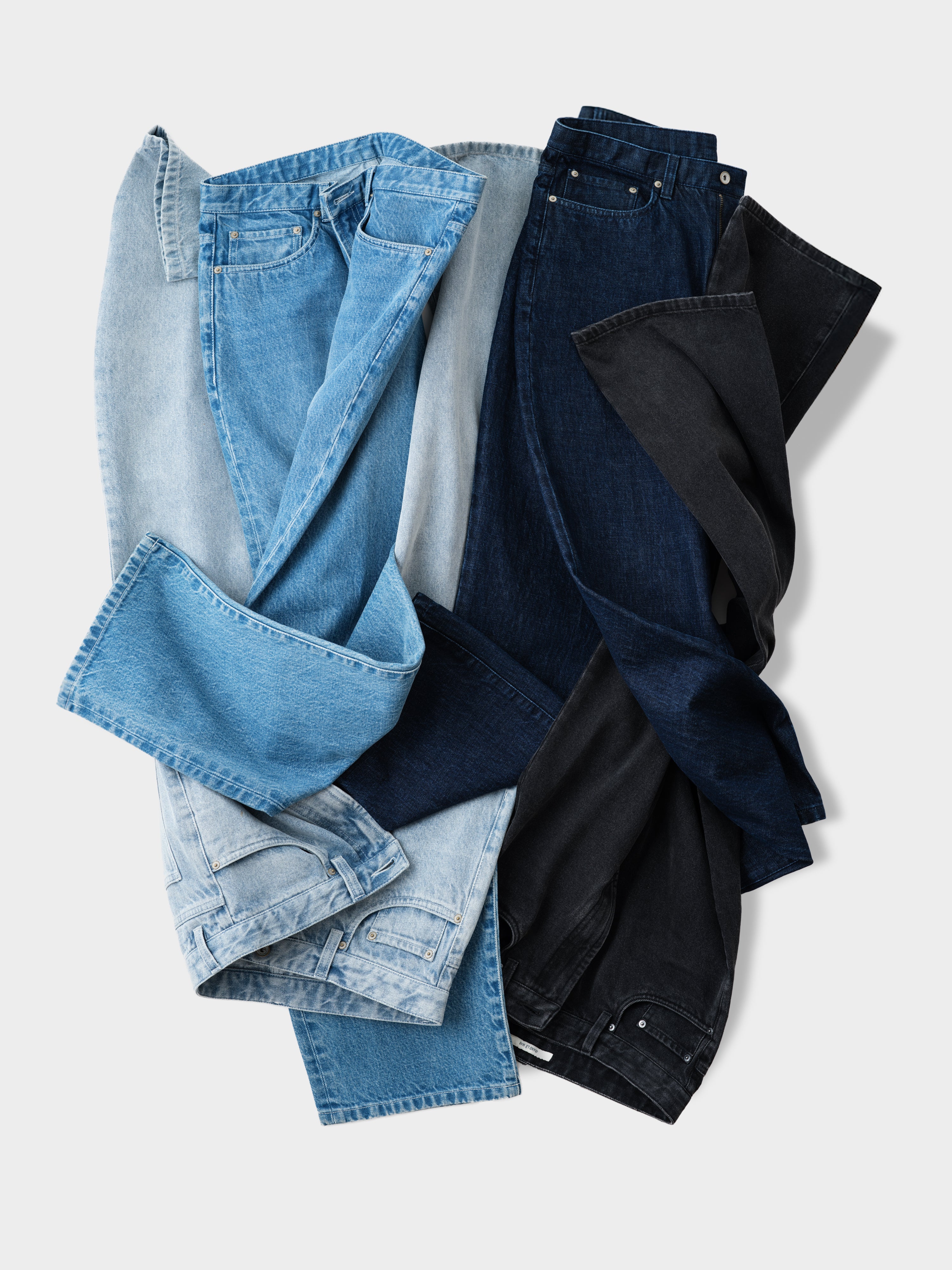 Light Blue Washed Denim Jeans