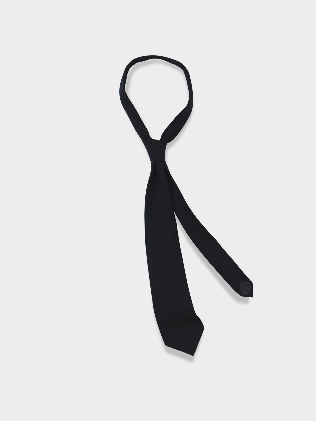 Black Heavyweight High Twist Tie