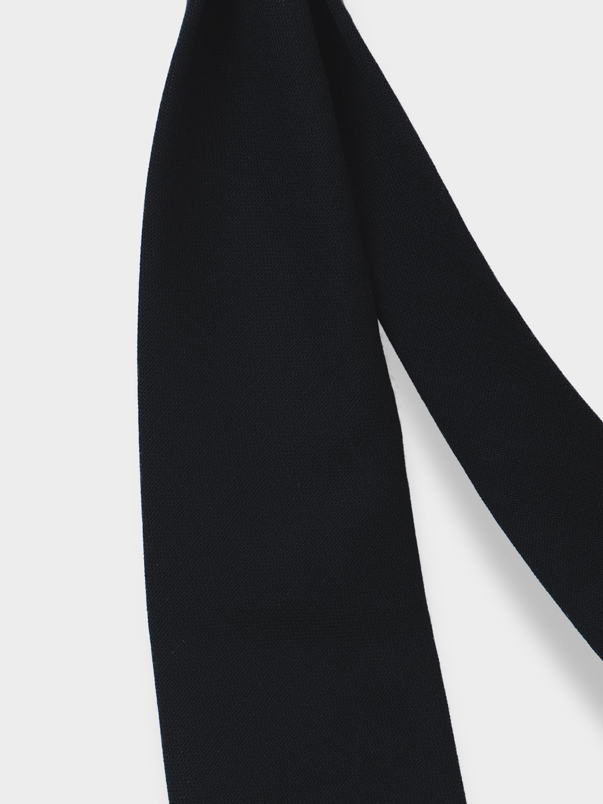 Black Heavyweight High Twist Tie