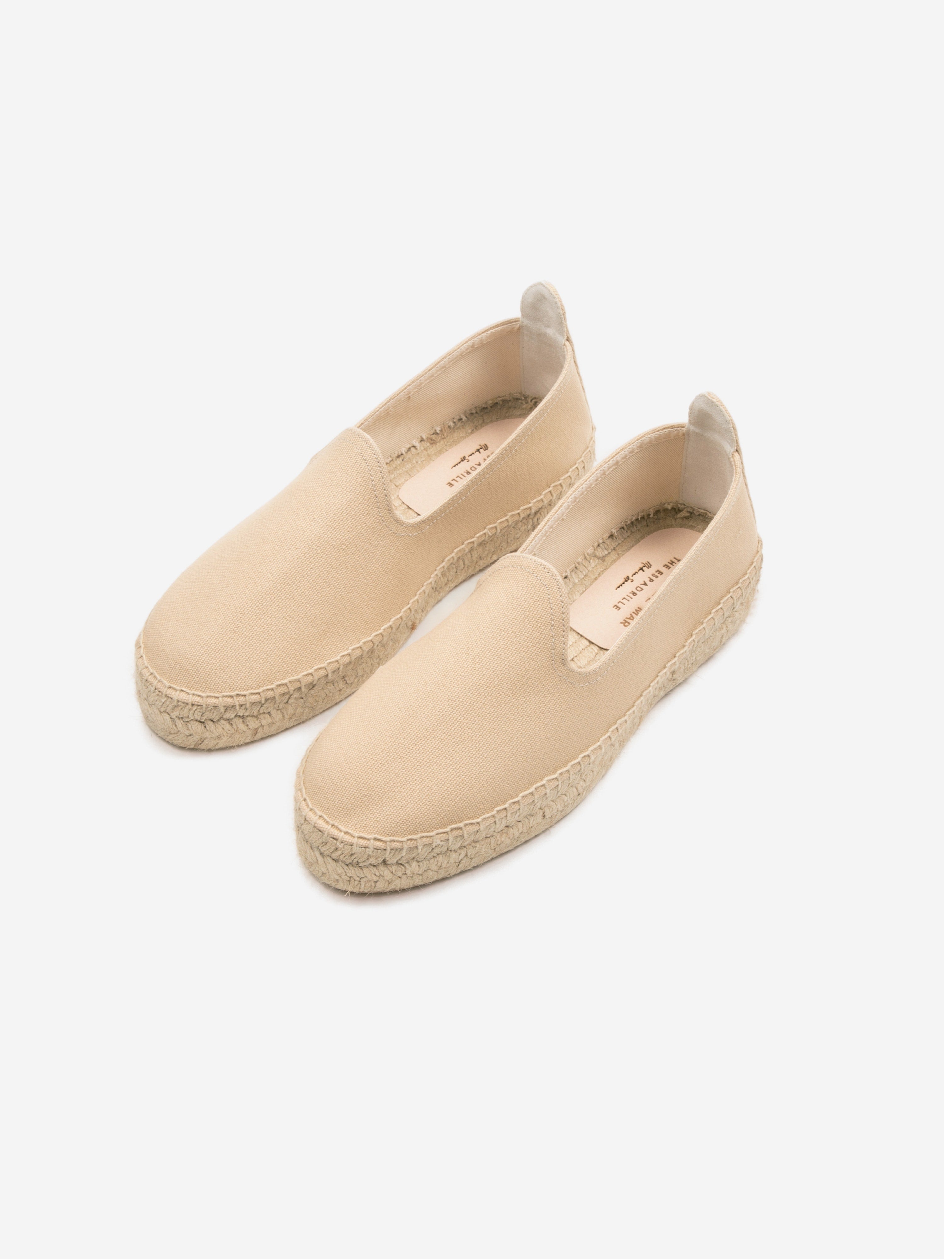 Espadrilles Beige Canvas - Grand Le Mar