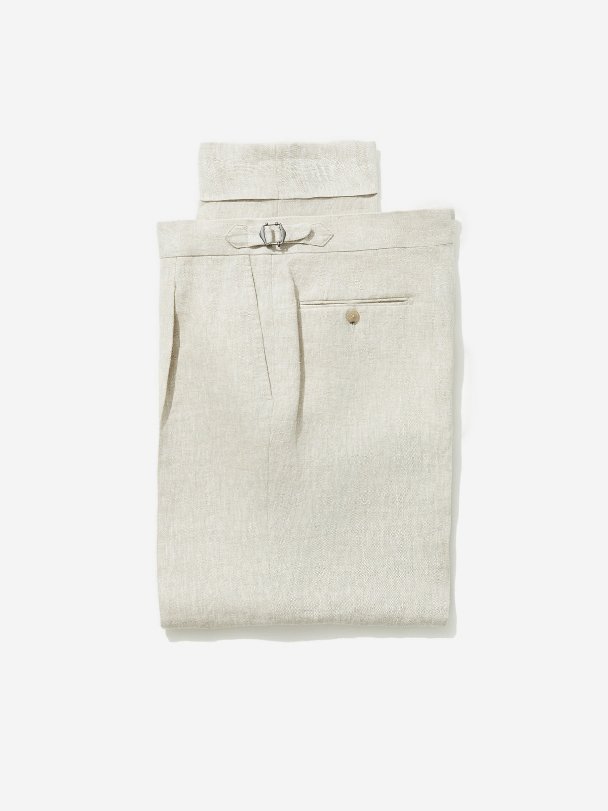 Beige Linen Suit (DB) - Grand Le Mar