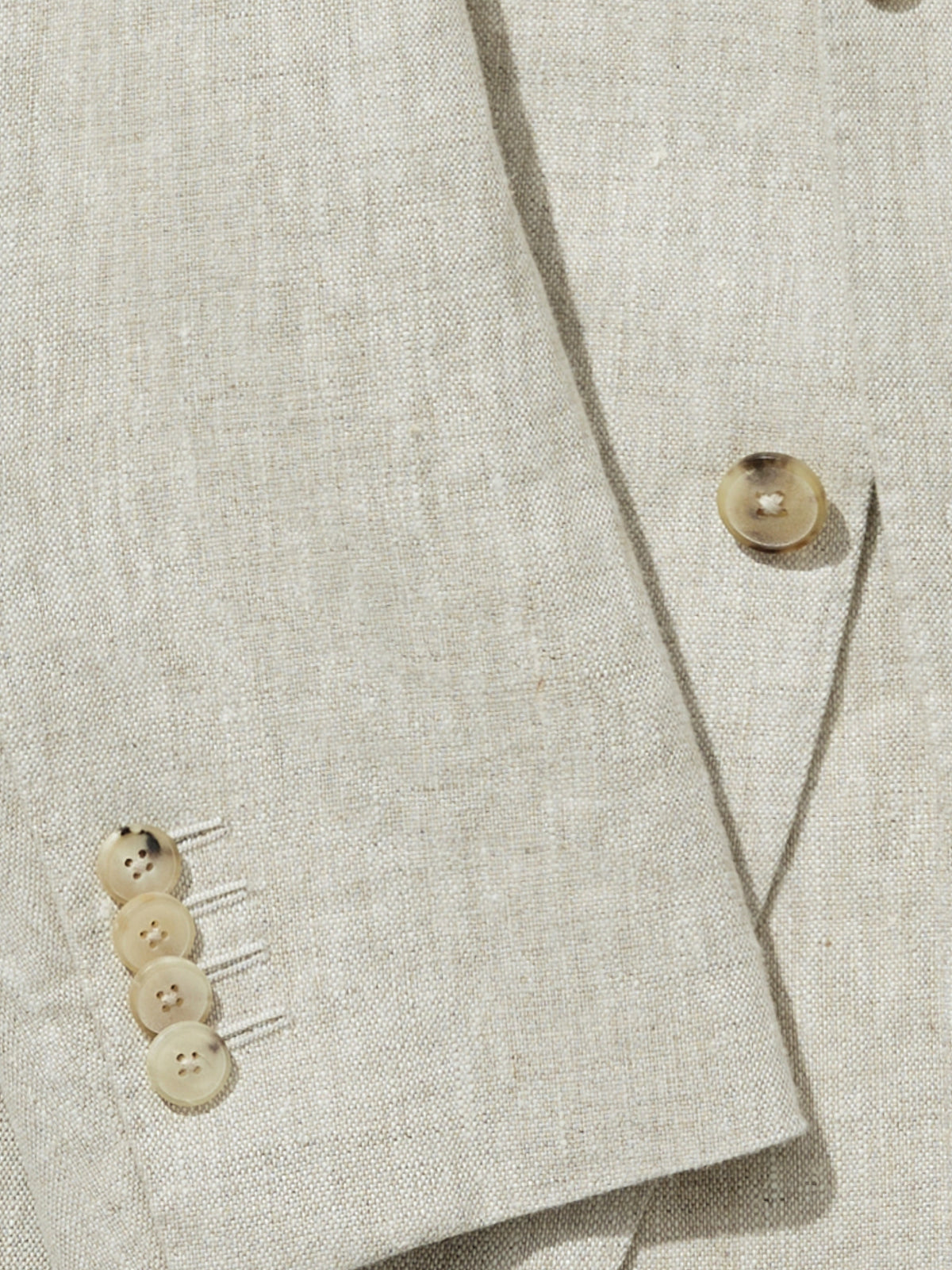 Beige Linen Jacket (SB) - Grand Le Mar