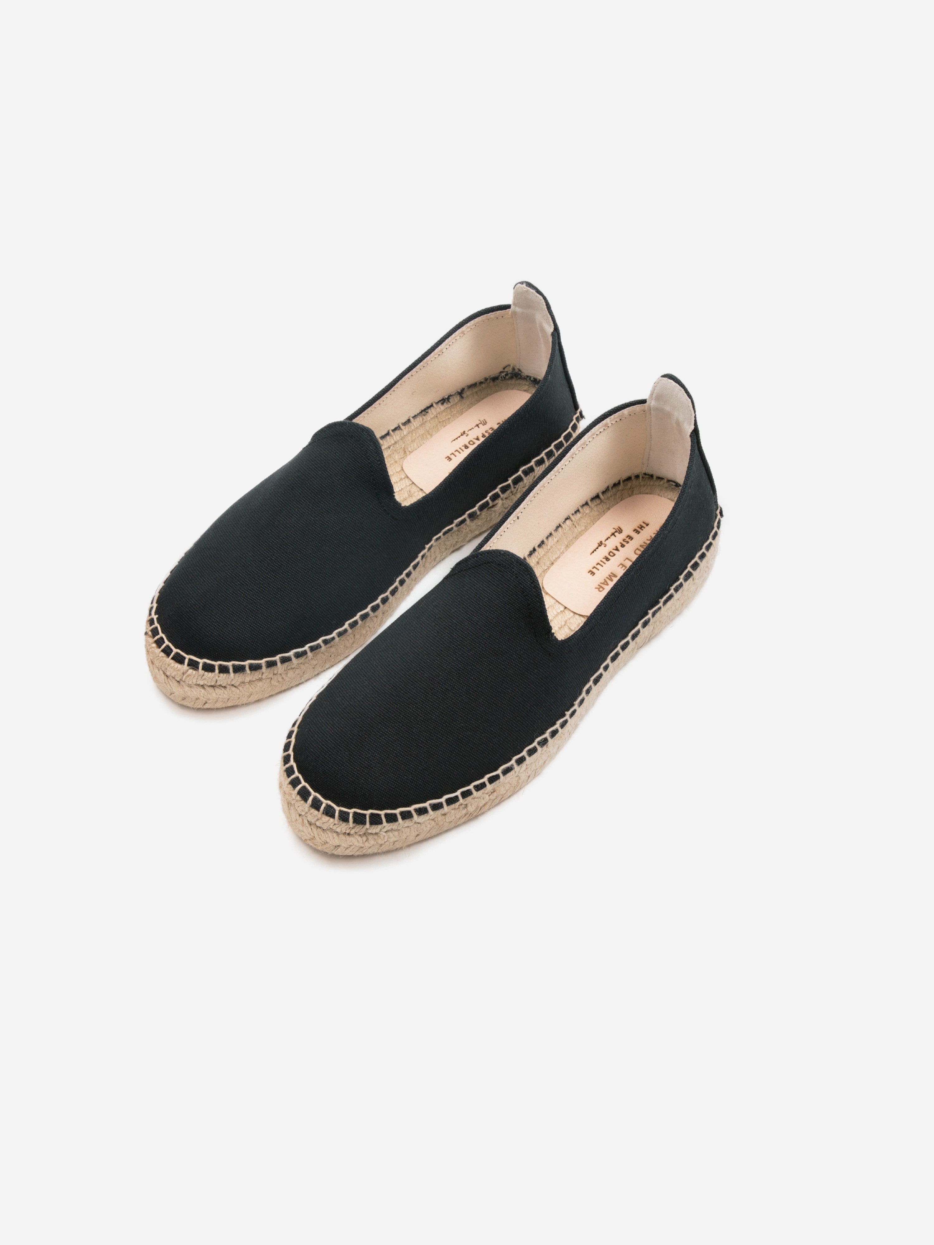 Espadrilles Black Canvas - Grand Le Mar