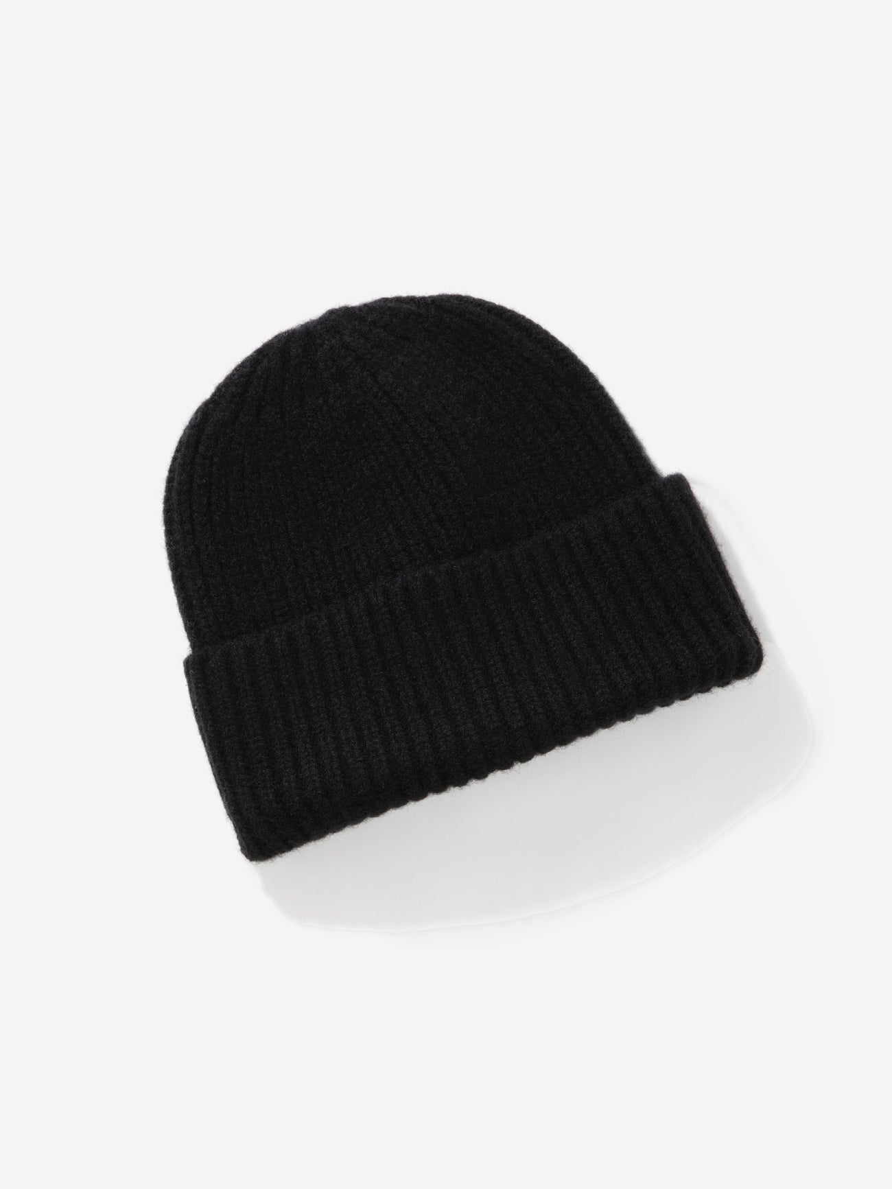 Black Cashmere Beanie - Grand Le Mar