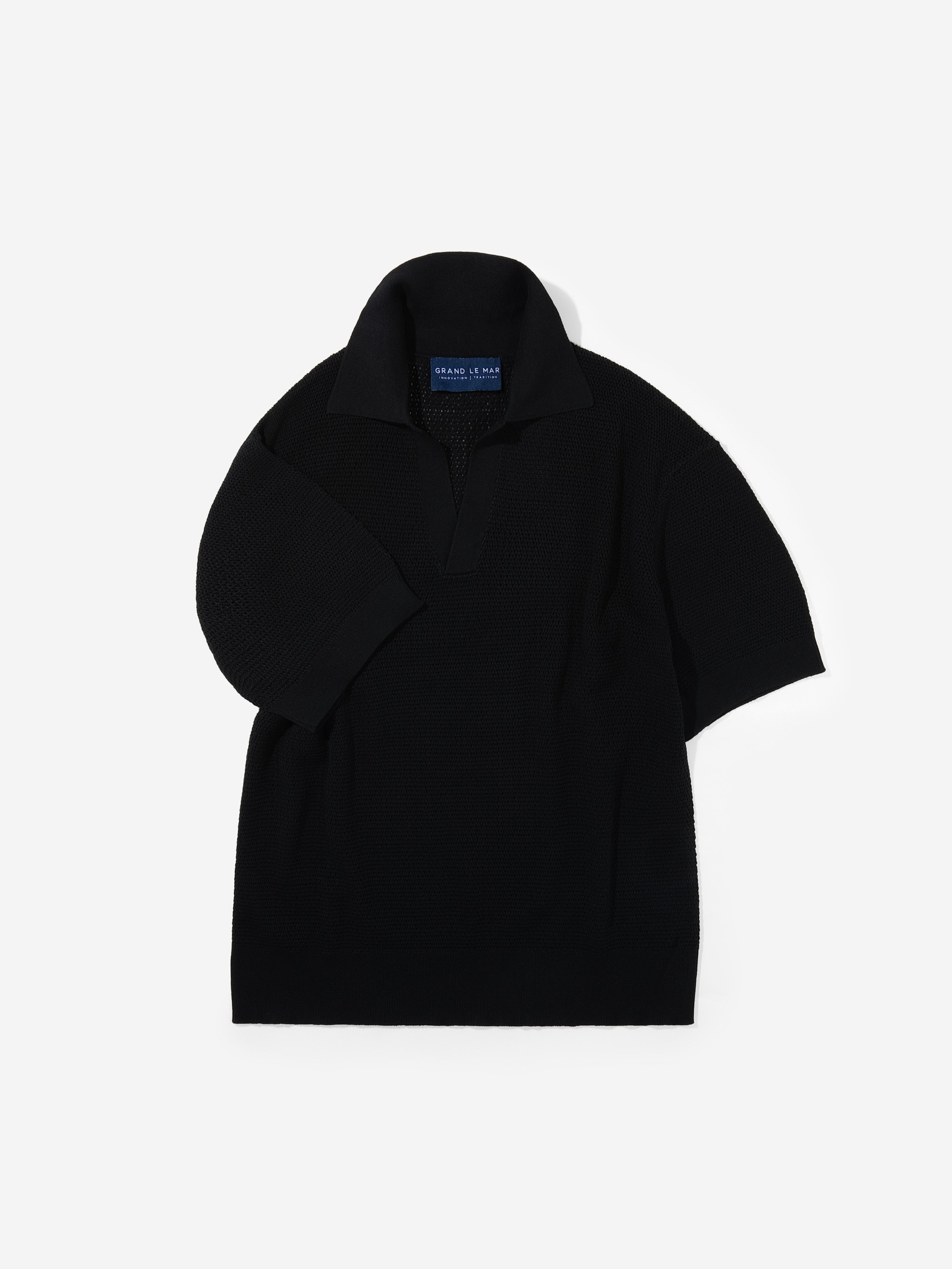 Black Knit Jersey - Grand Le Mar