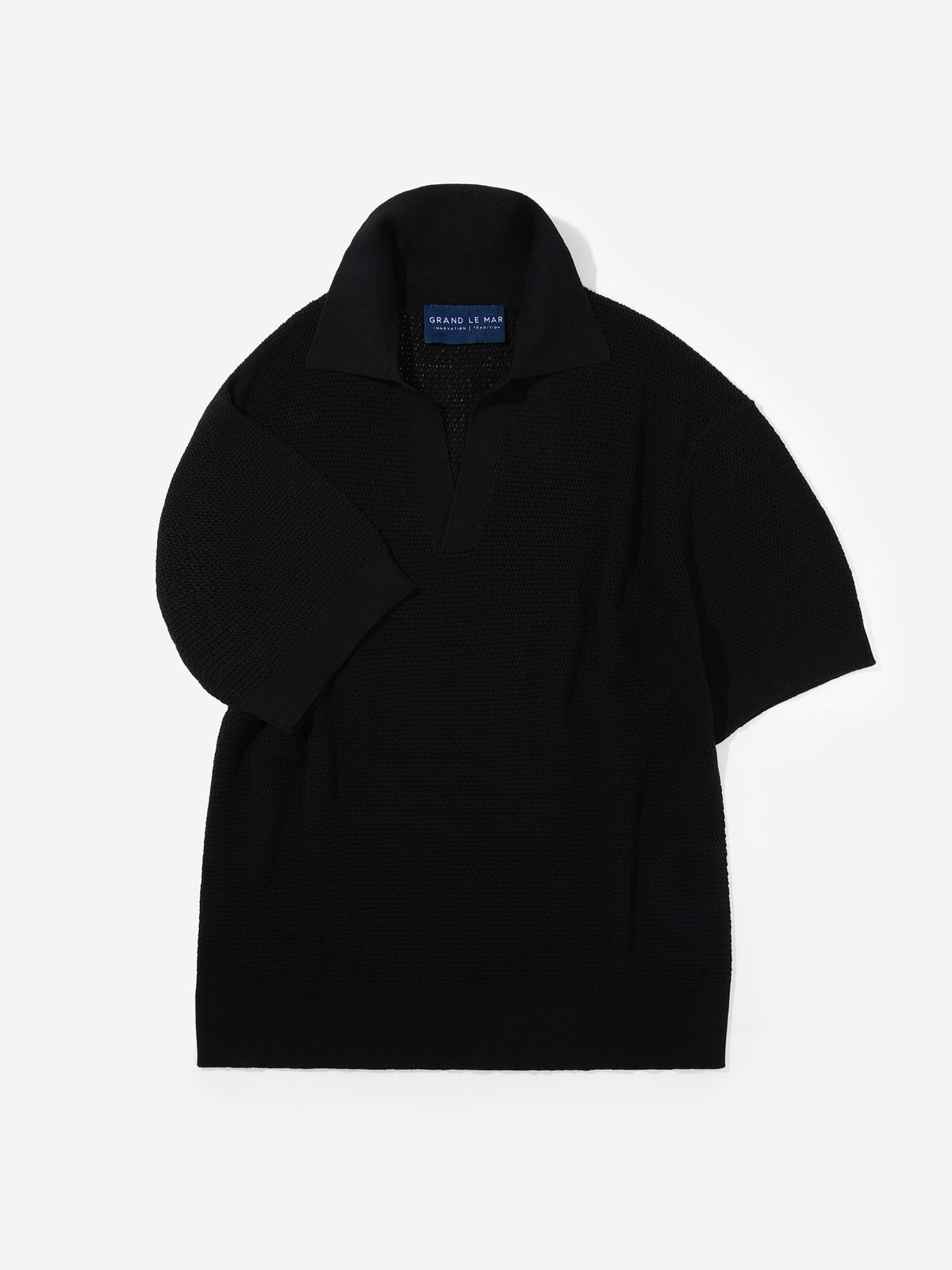 Black Knit Jersey