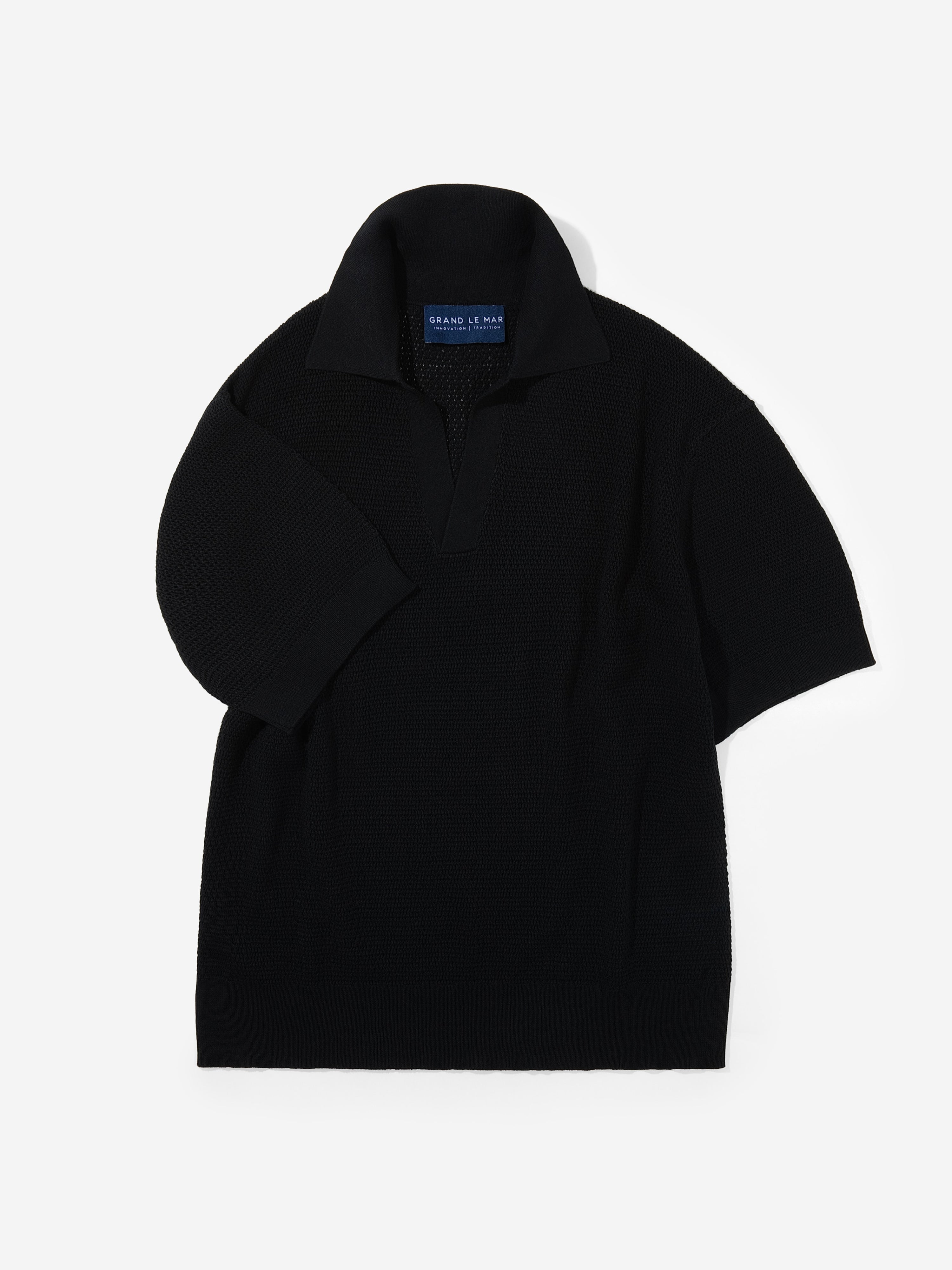 Black Knit Jersey