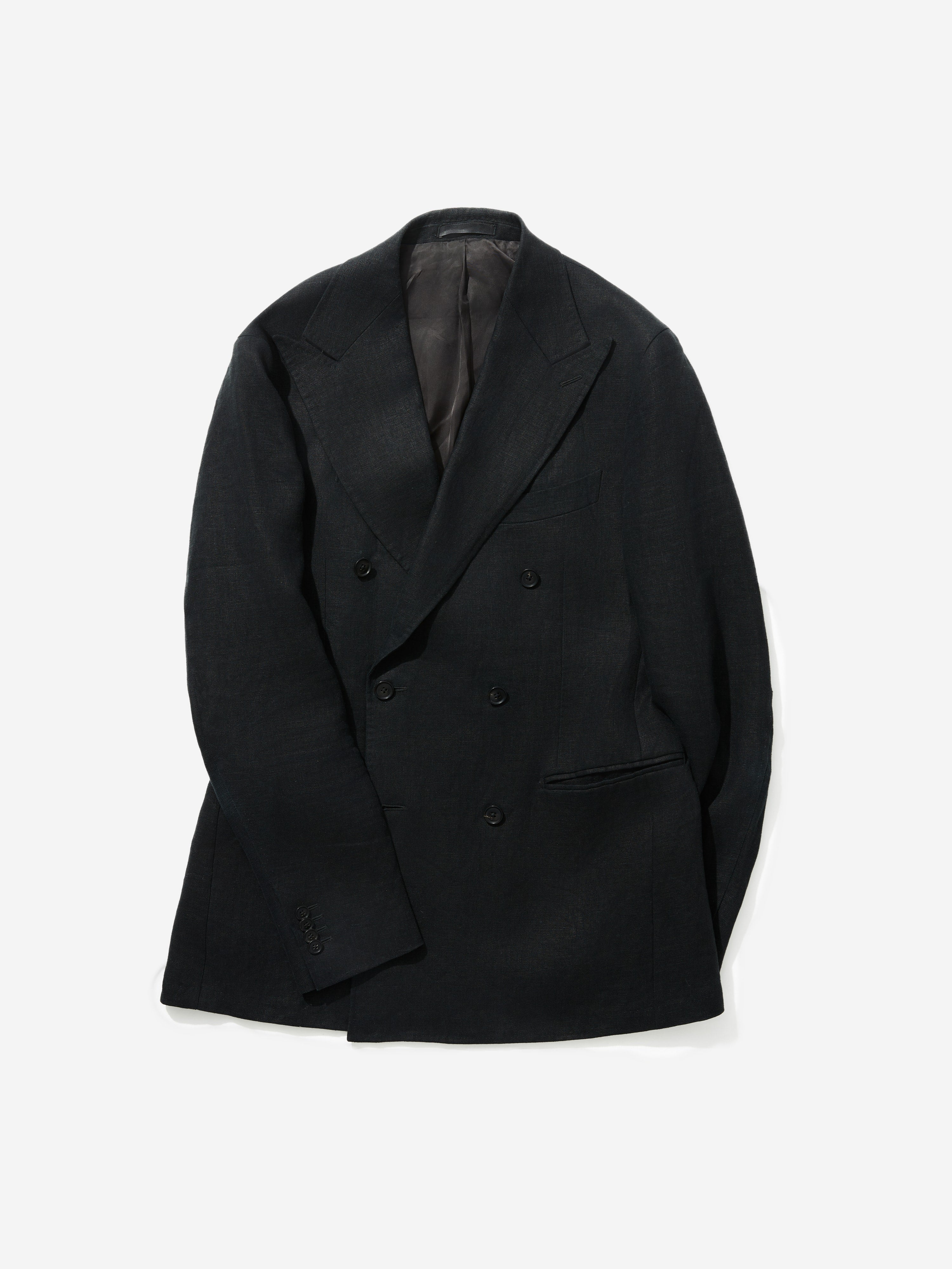 Black Linen Suit - Grand Le Mar