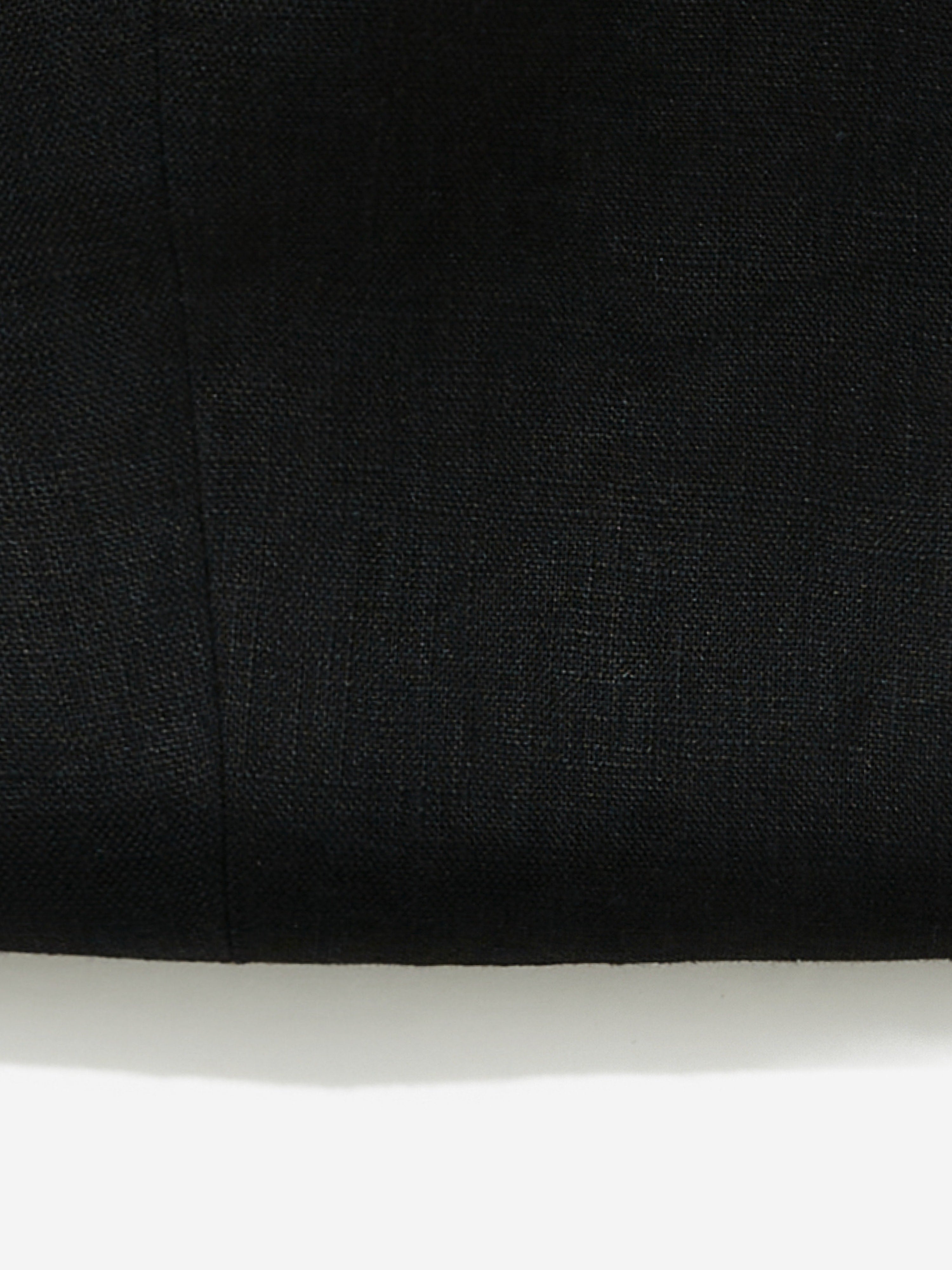 Black Linen Gurkha Trousers - Grand Le Mar