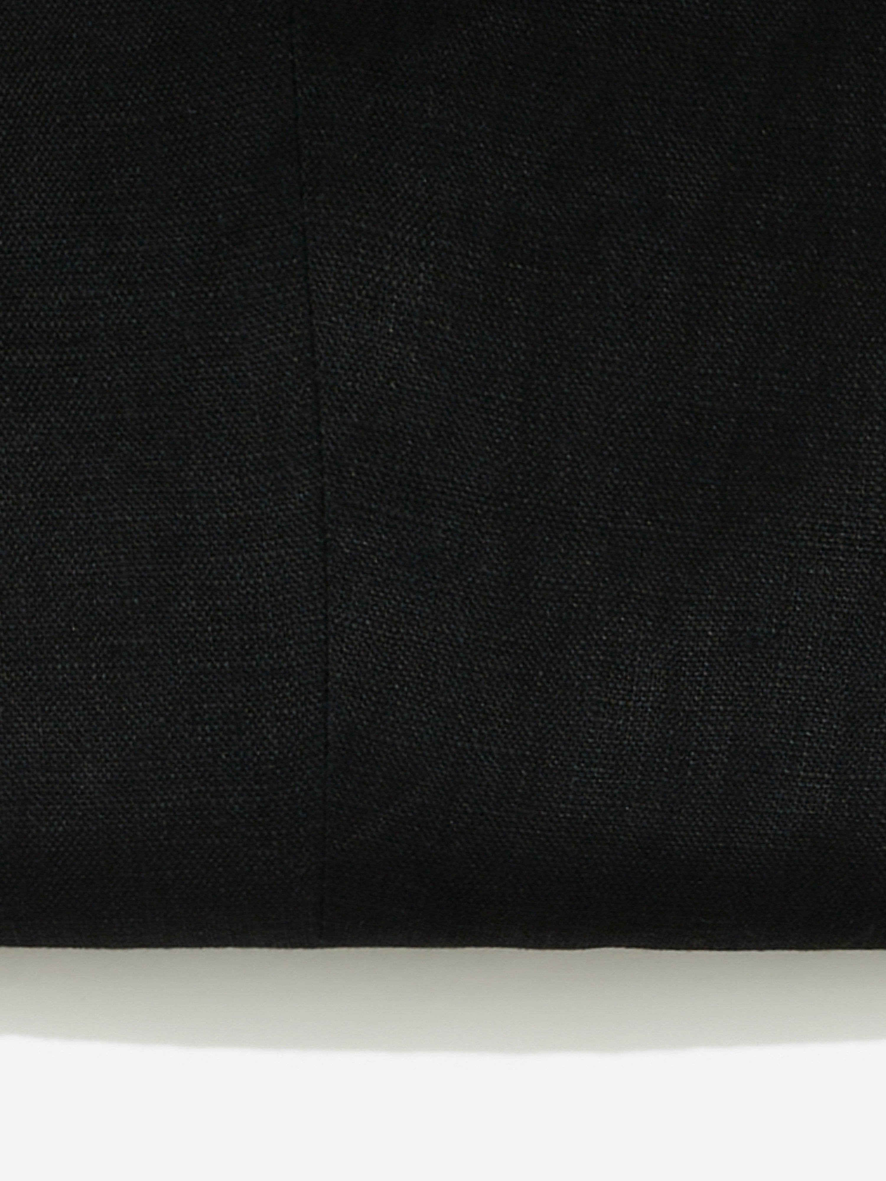 Black Linen Oscar Trousers (Wide Fit) - Grand Le Mar