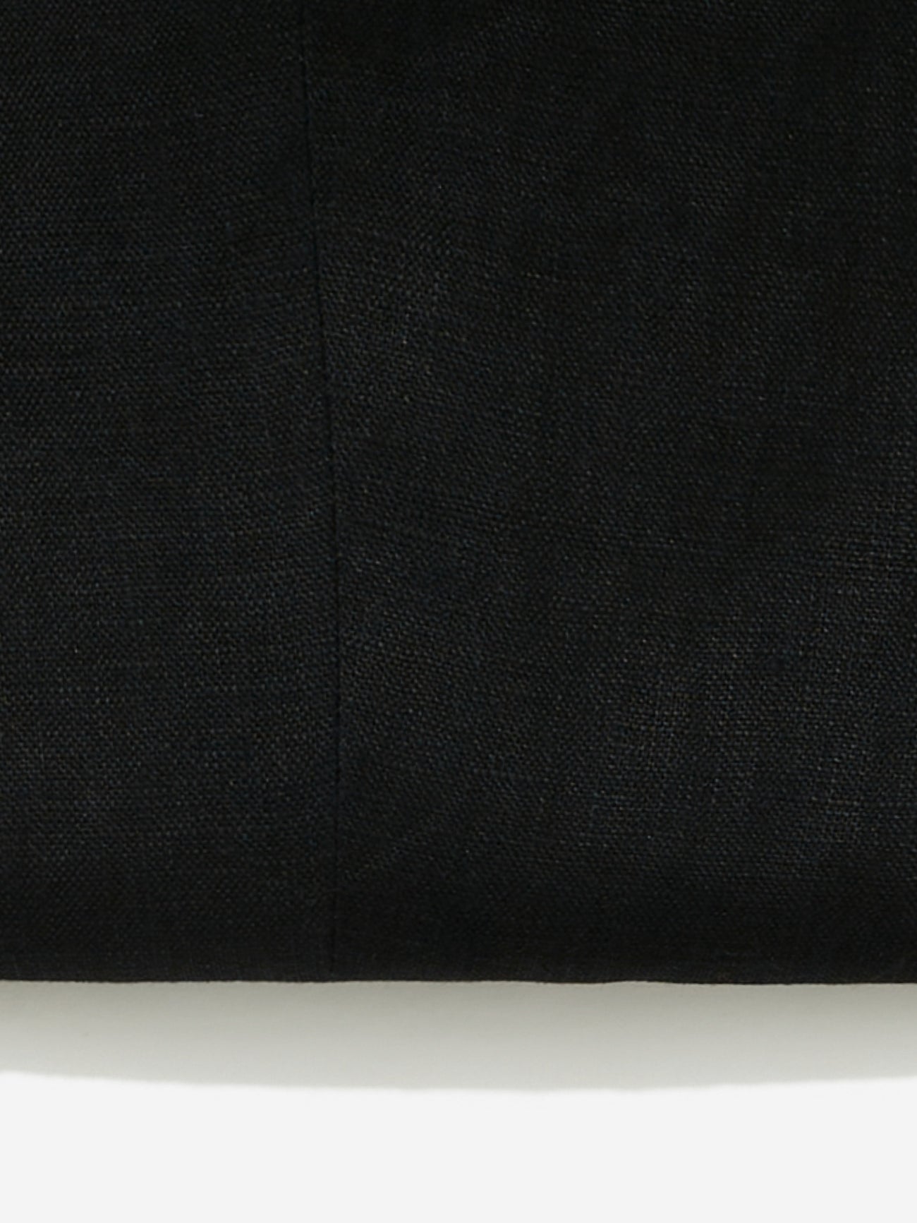 Black Linen Oscar Trousers (Wide Fit) - Grand Le Mar