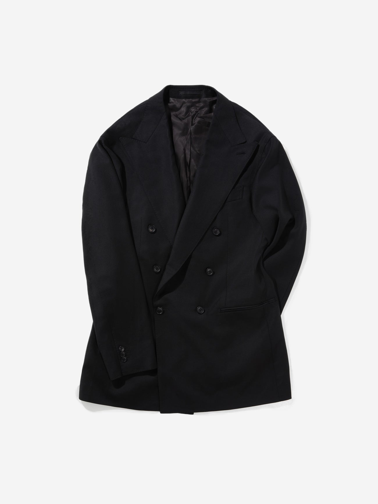 Black S130 Wool Jacket - Grand Le Mar