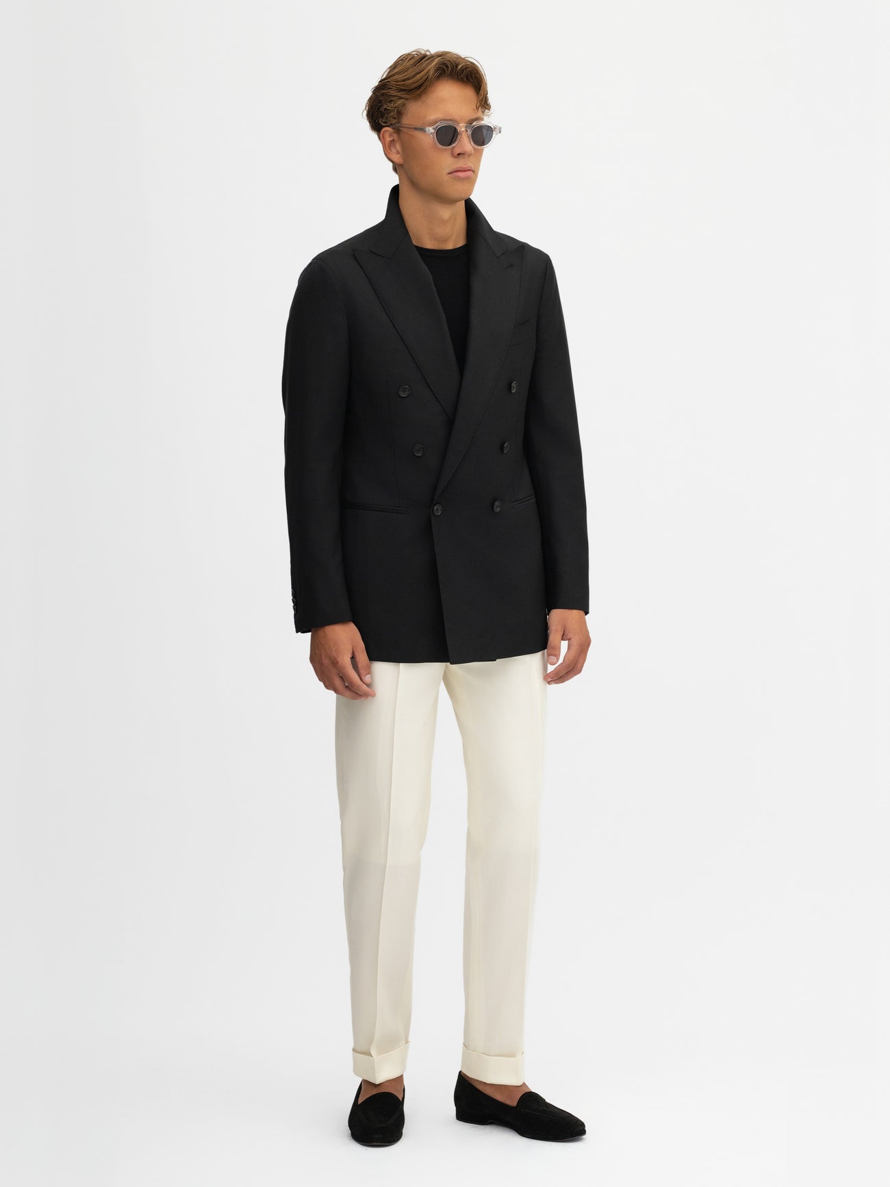 Black S130 Wool Jacket - Grand Le Mar