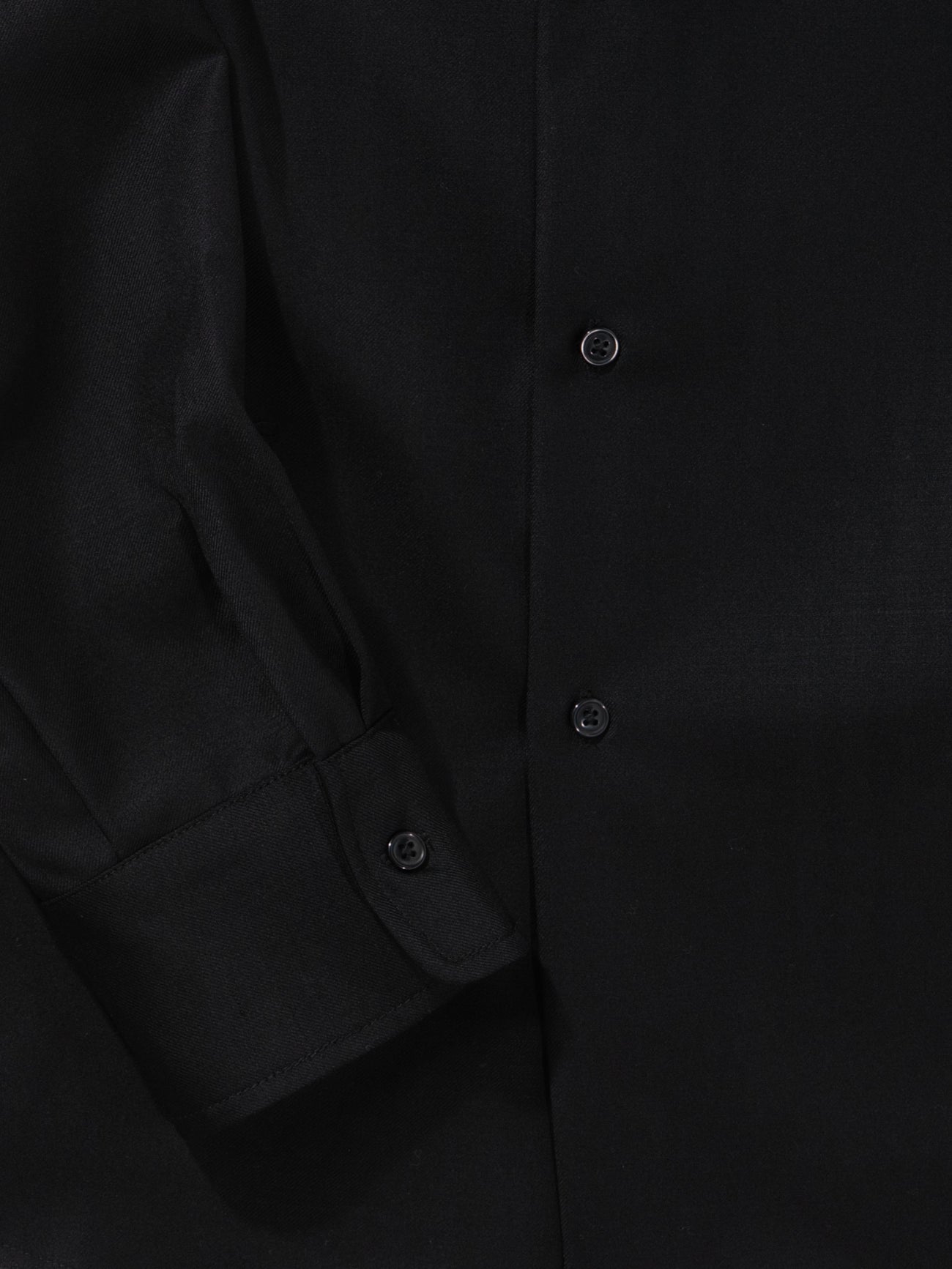 Black S130 Wool Shirt - Grand Le Mar