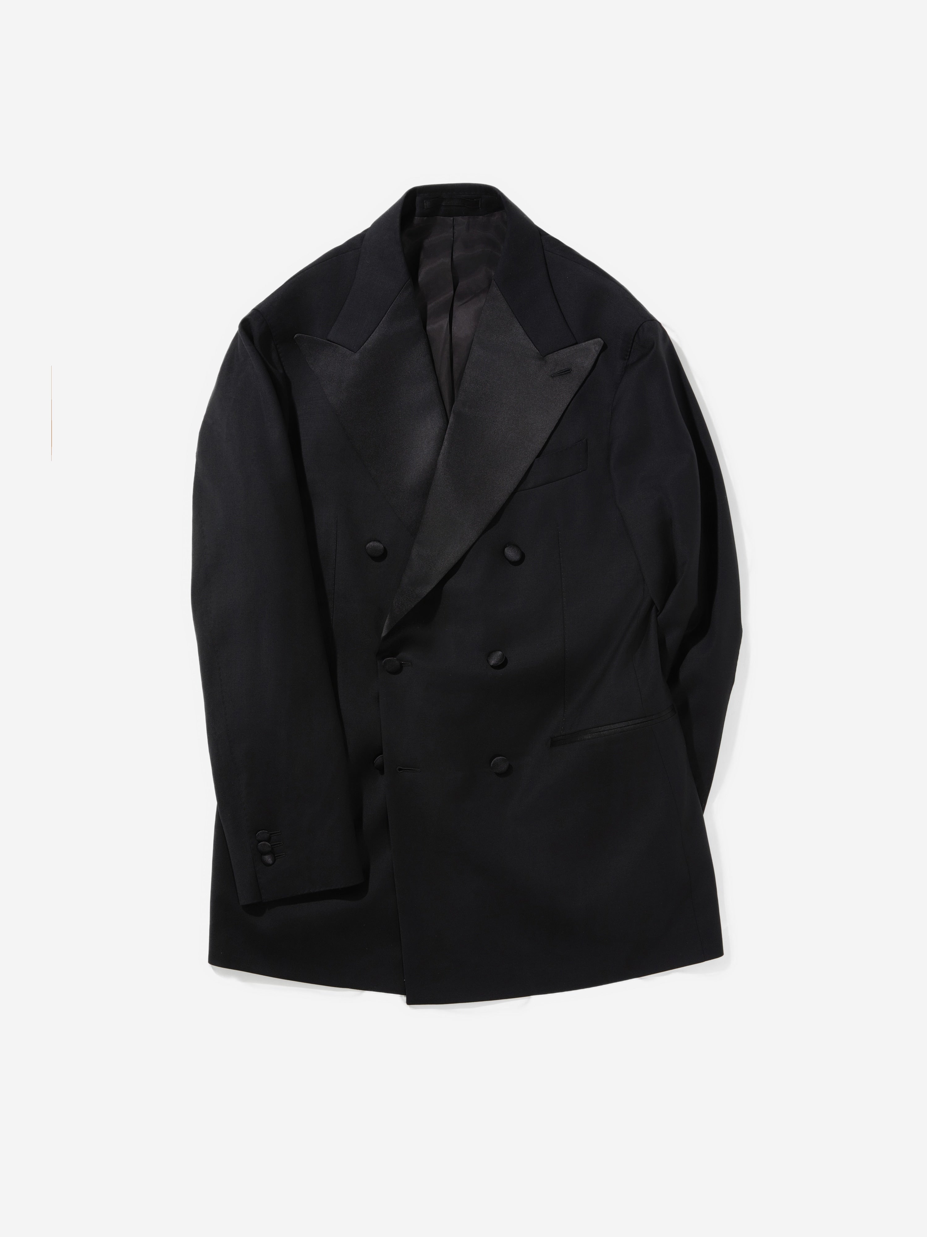 Black S130 Wool Tuxedo - Grand Le Mar