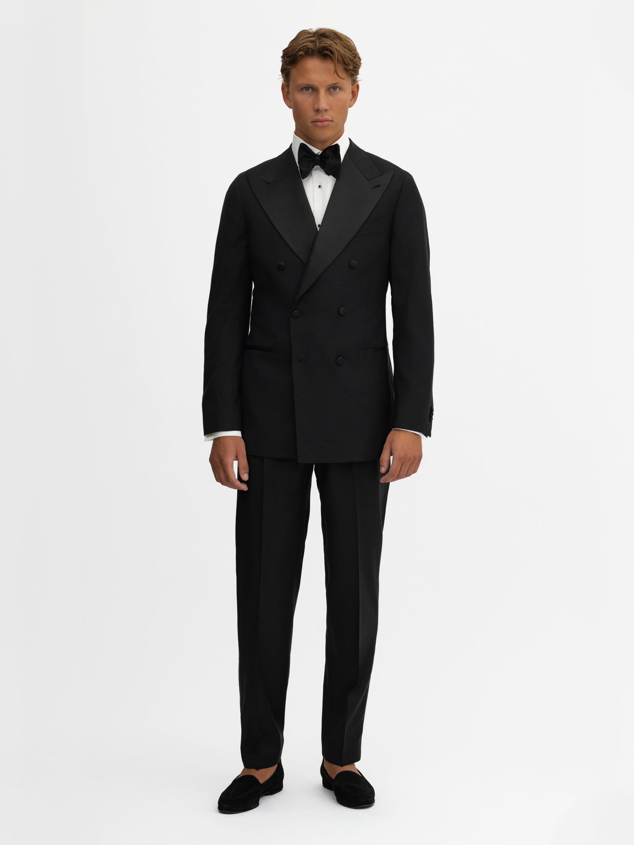 Black S130 Wool Tuxedo - Grand Le Mar