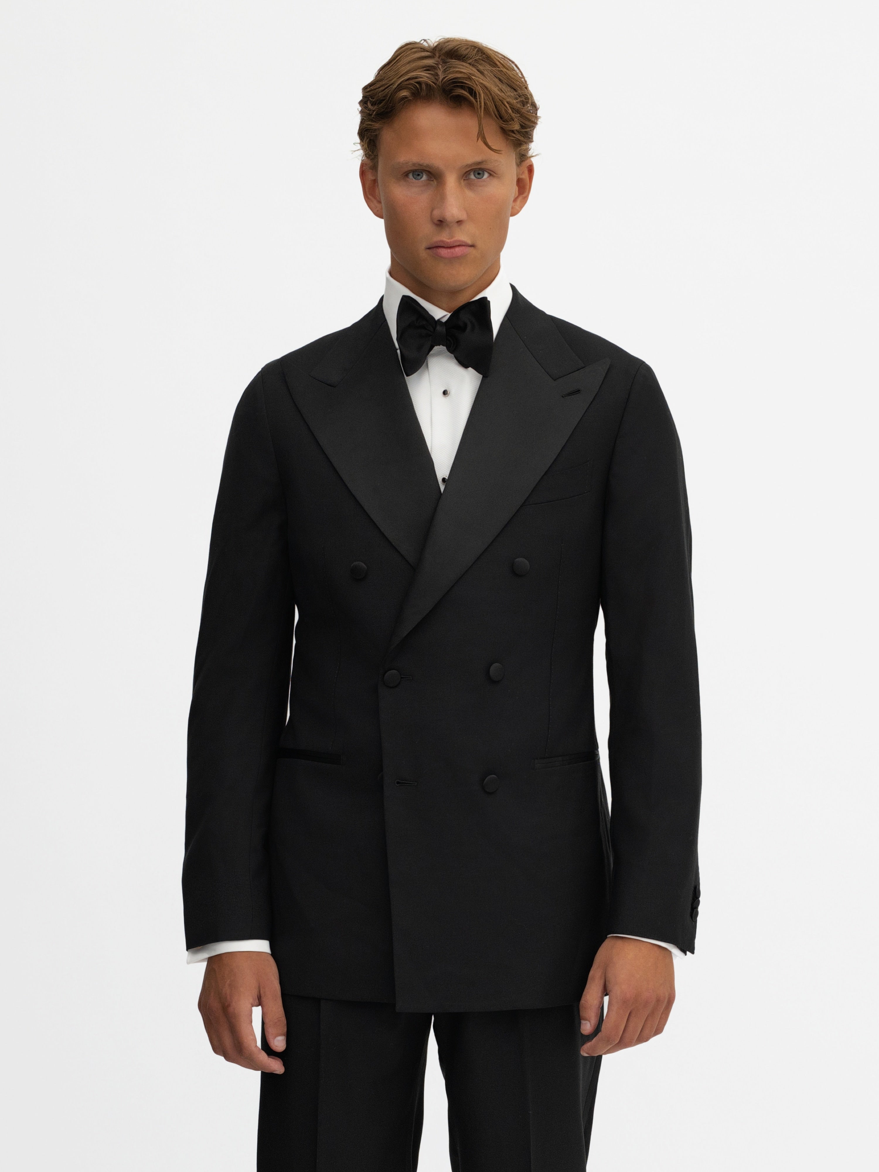 Black S130 Wool Tuxedo - Grand Le Mar