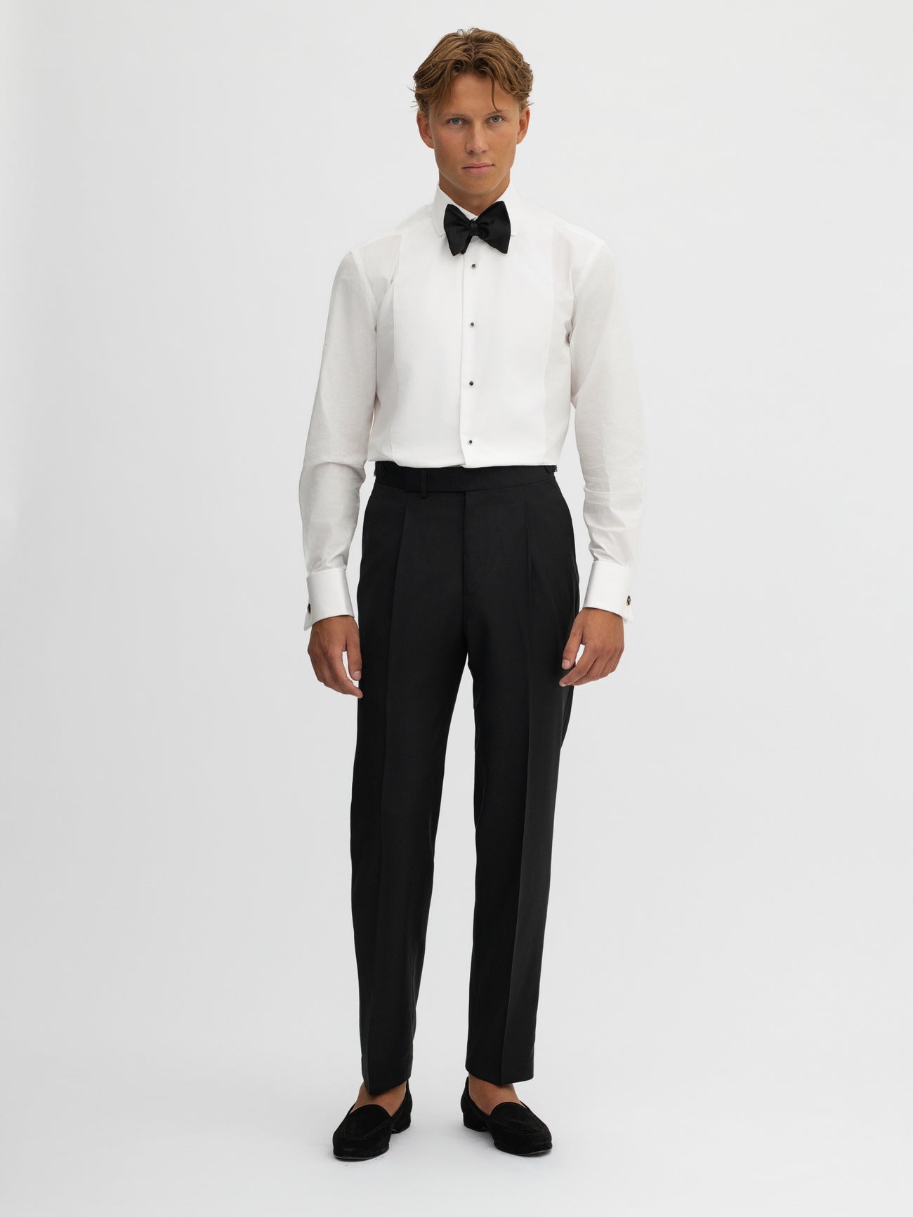 Black S130 Wool Tuxedo - Grand Le Mar