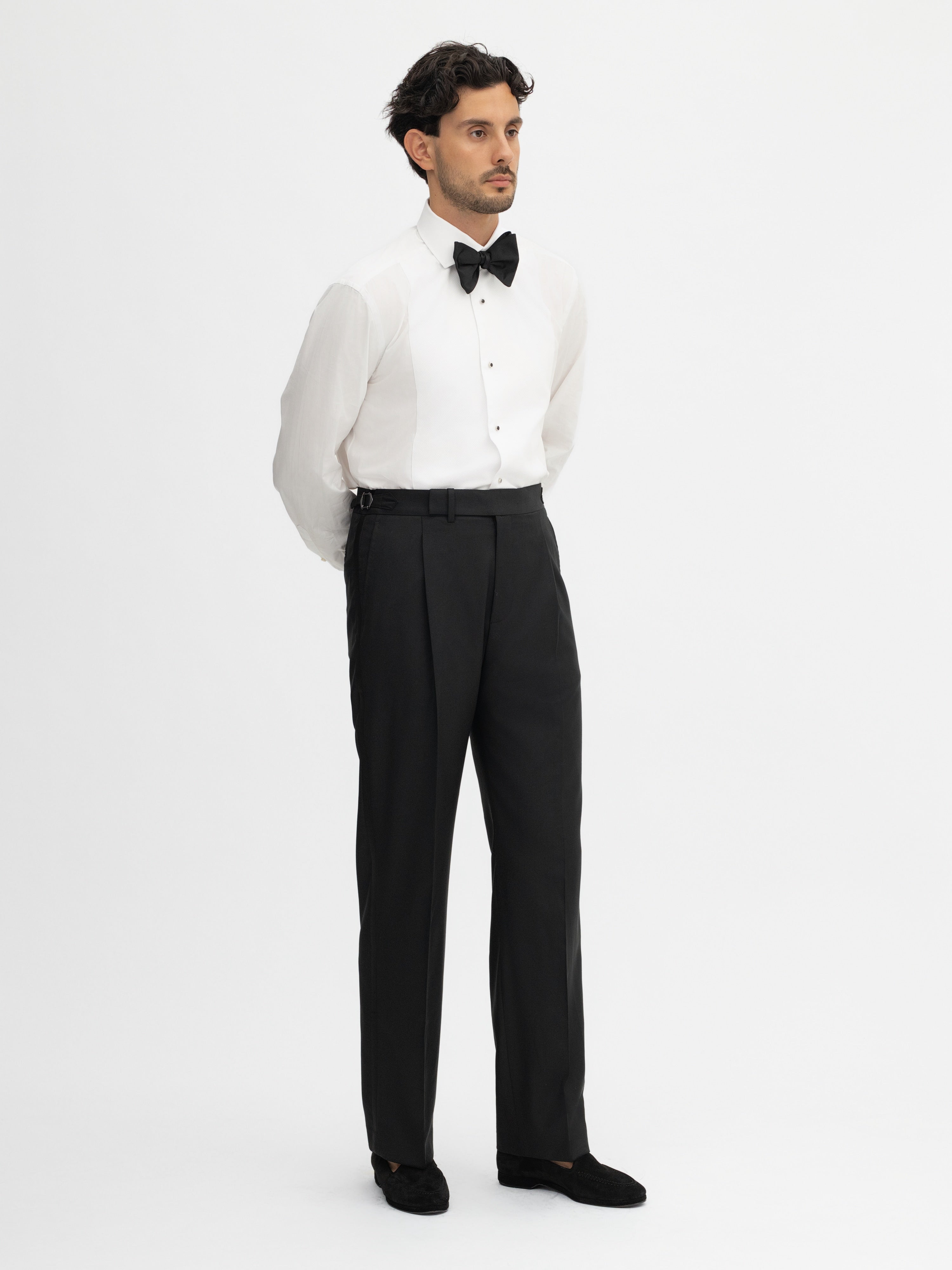 Black S130 Wool Tuxedo - Grand Le Mar