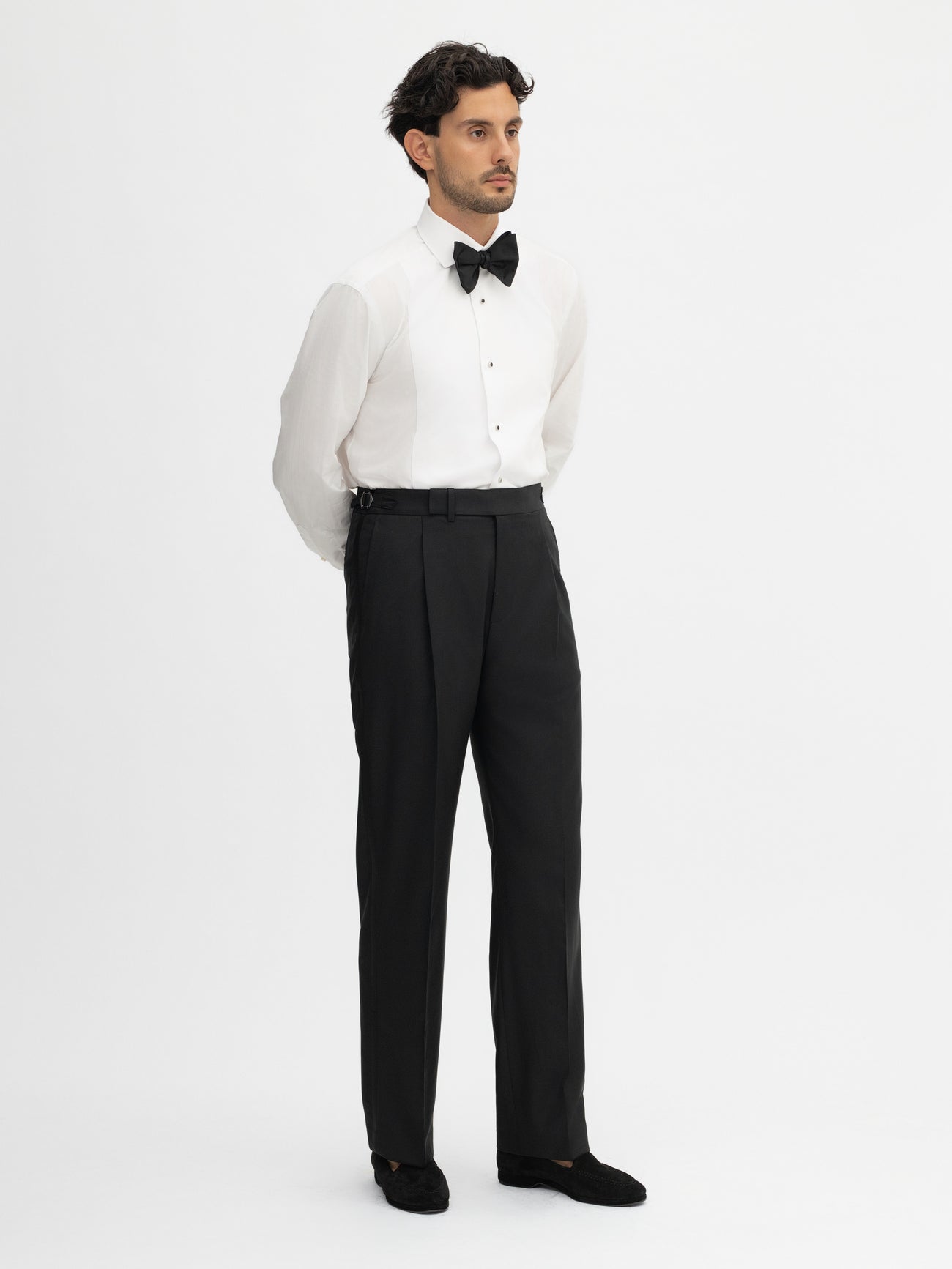 Black S130 Wool Tuxedo - Grand Le Mar