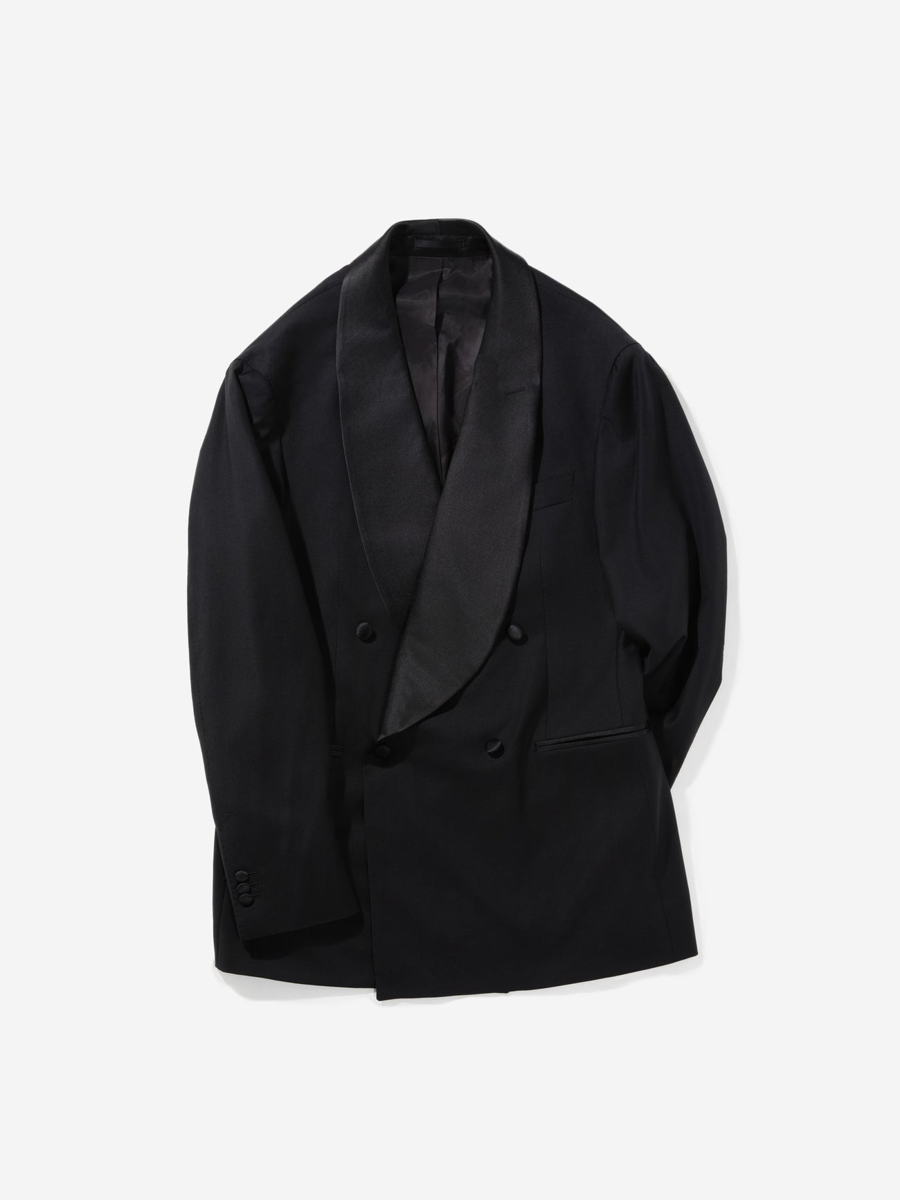 Black S130 Wool Tuxedo - Grand Le Mar