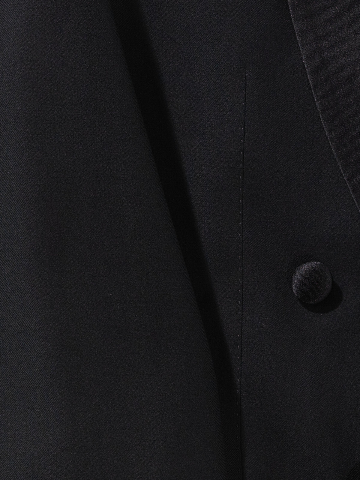 Black Wool Tuxedo Suit (SB Shawl) - Grand Le Mar
