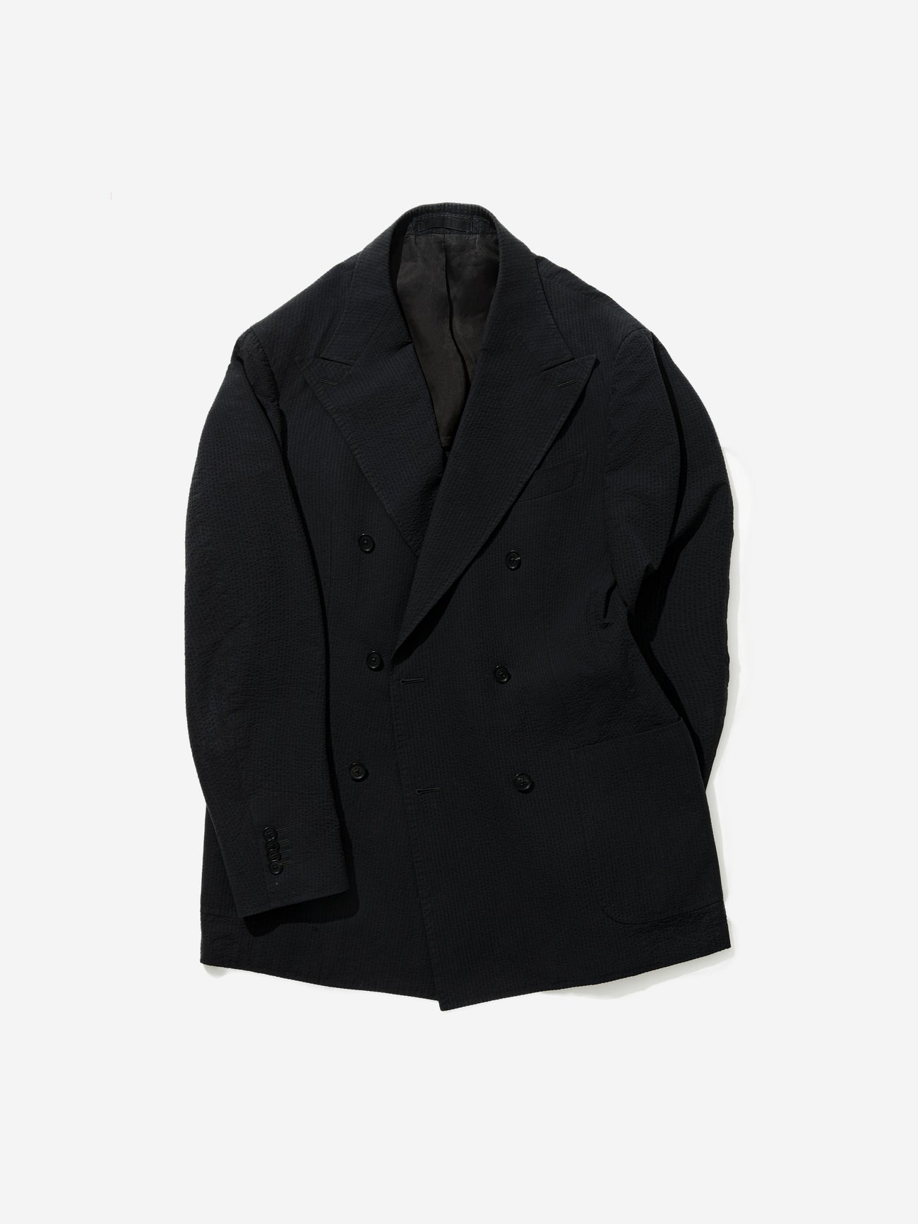 Black Seersucker Suit - Grand Le Mar