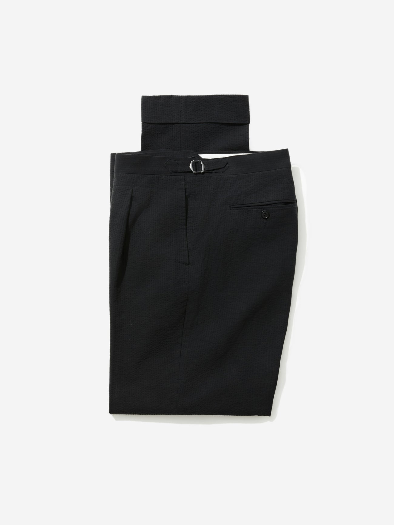 Black Seersucker Suit - Grand Le Mar