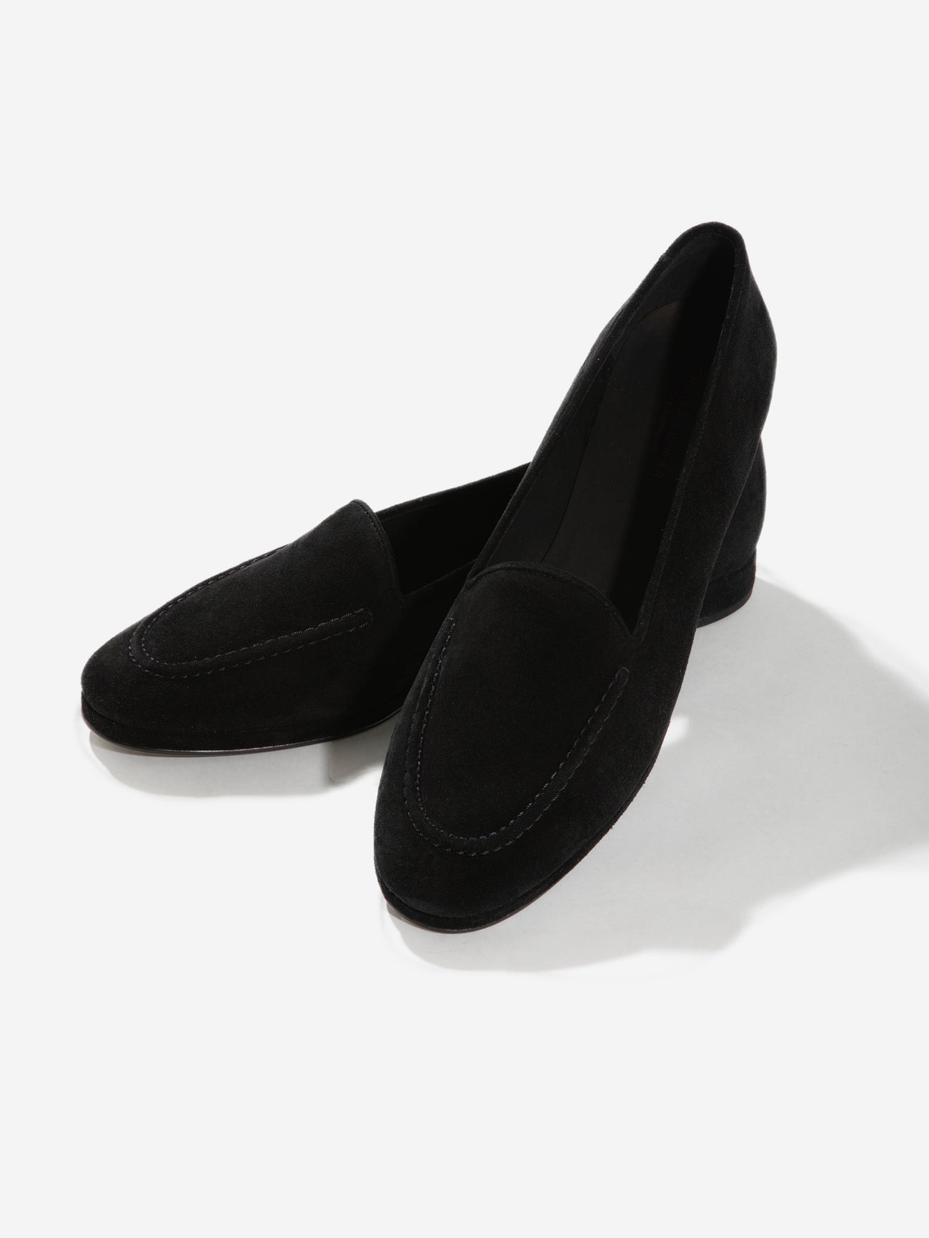 Black Suede Belgian Loafers (Pre-Order) - Grand Le Mar