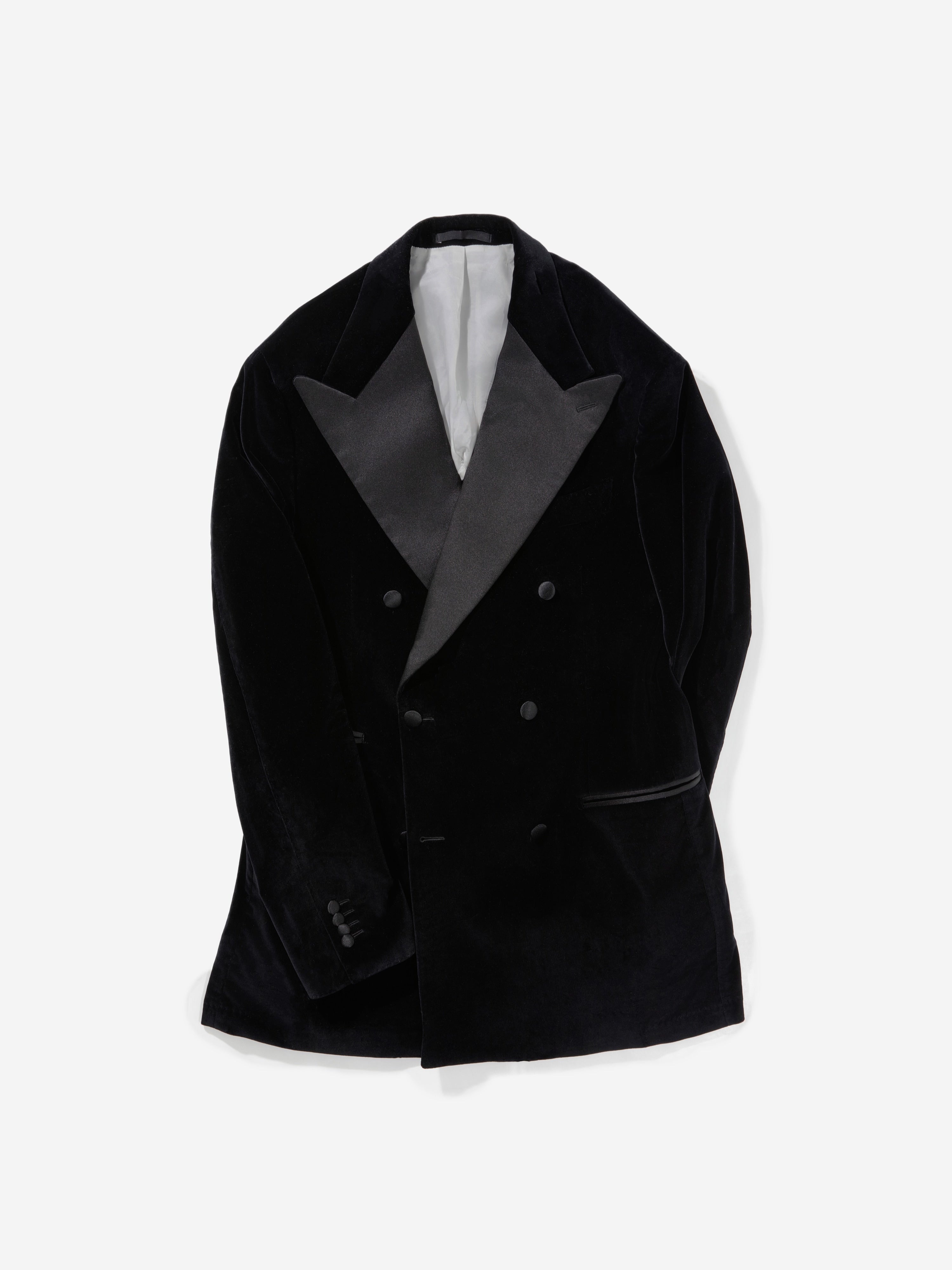 Black Velvet Tuxedo Jacket - Grand Le Mar