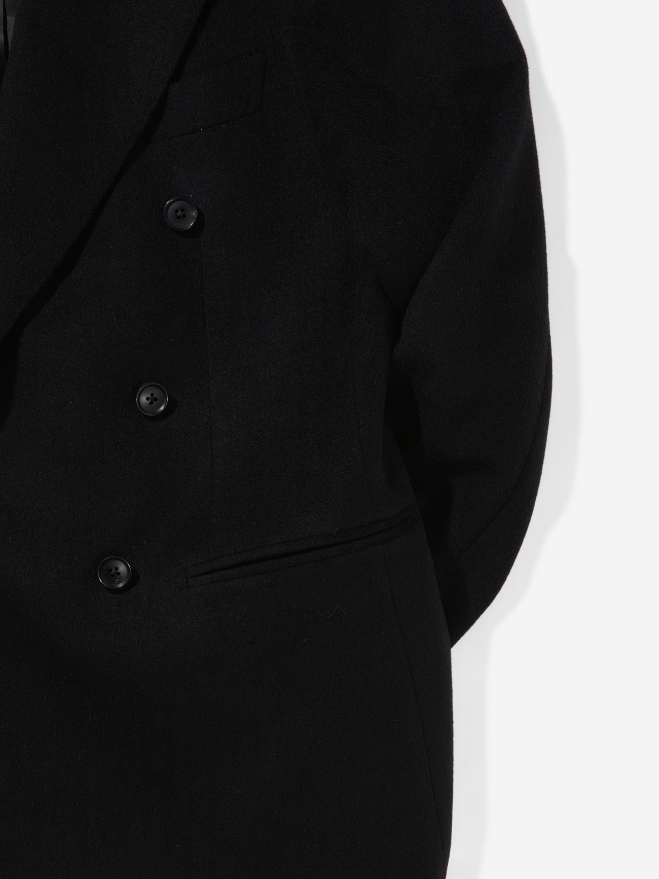 Black Wool Cashmere Jacket - Grand Le Mar