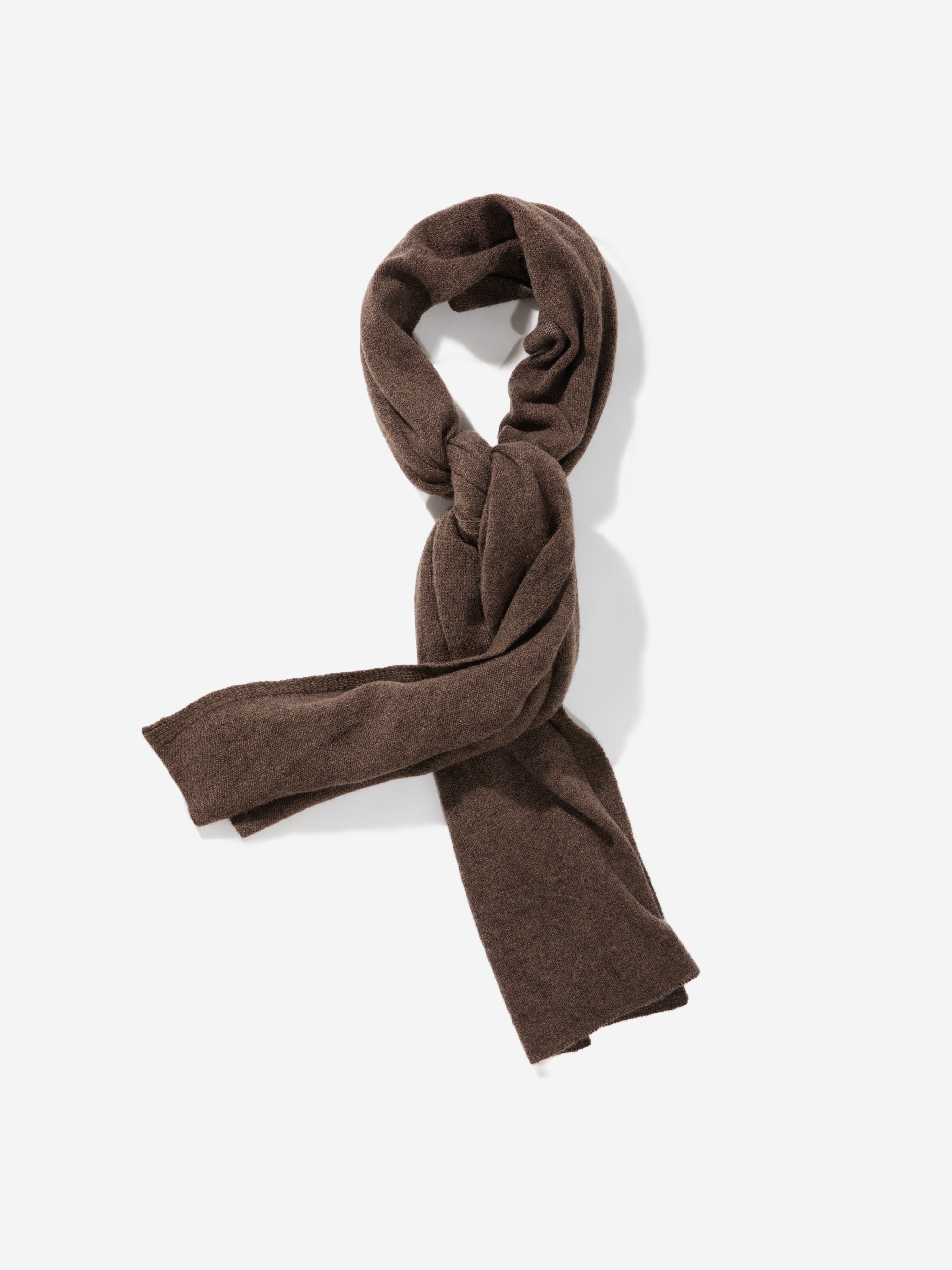 Brown Cashmere Scarf - Grand Le Mar