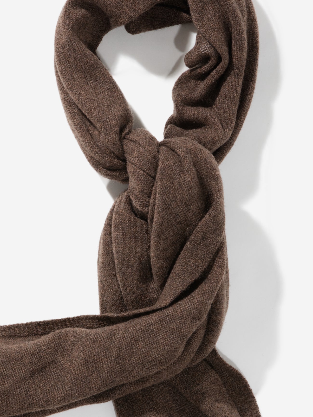 Brown Cashmere Scarf - Grand Le Mar