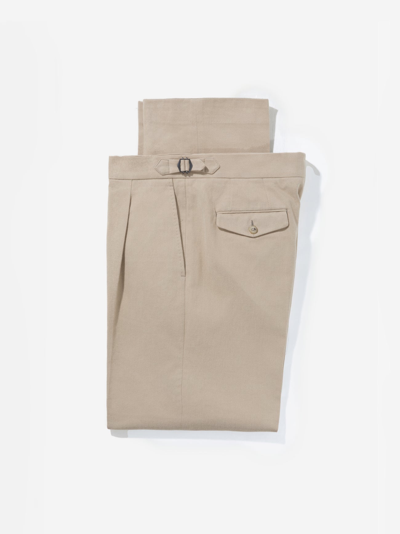 Brown Cotton Oscar Trousers (Wide Fit) (Pre-Order) - Grand Le Mar