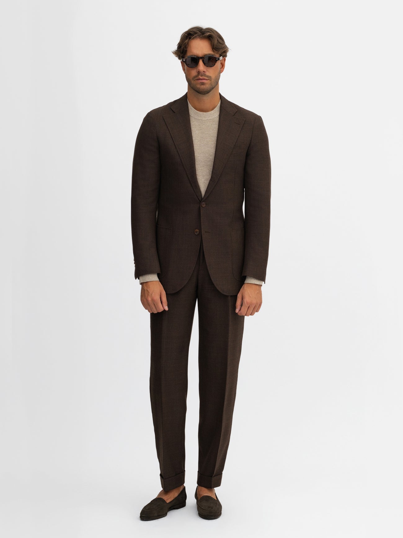 Brown Fresco Suit - Grand Le Mar