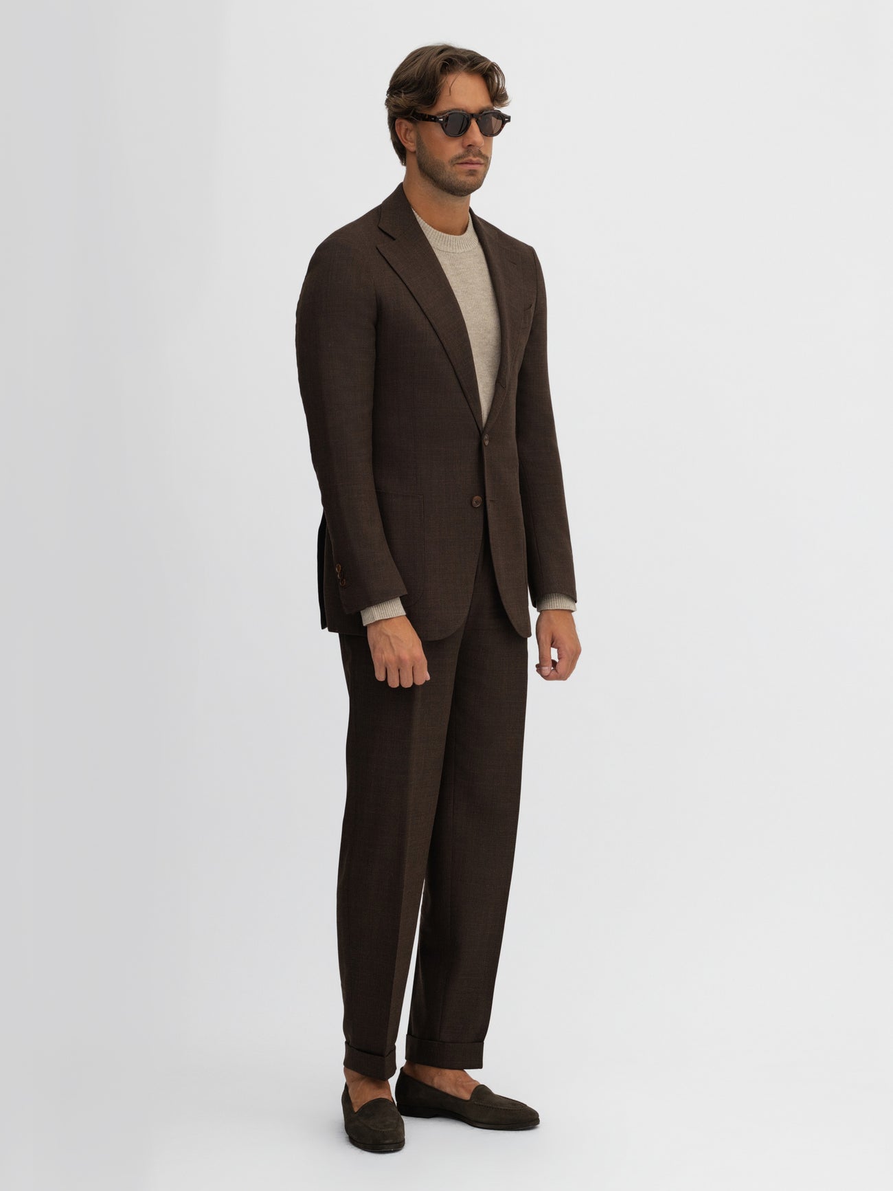 Brown Fresco Suit - Grand Le Mar