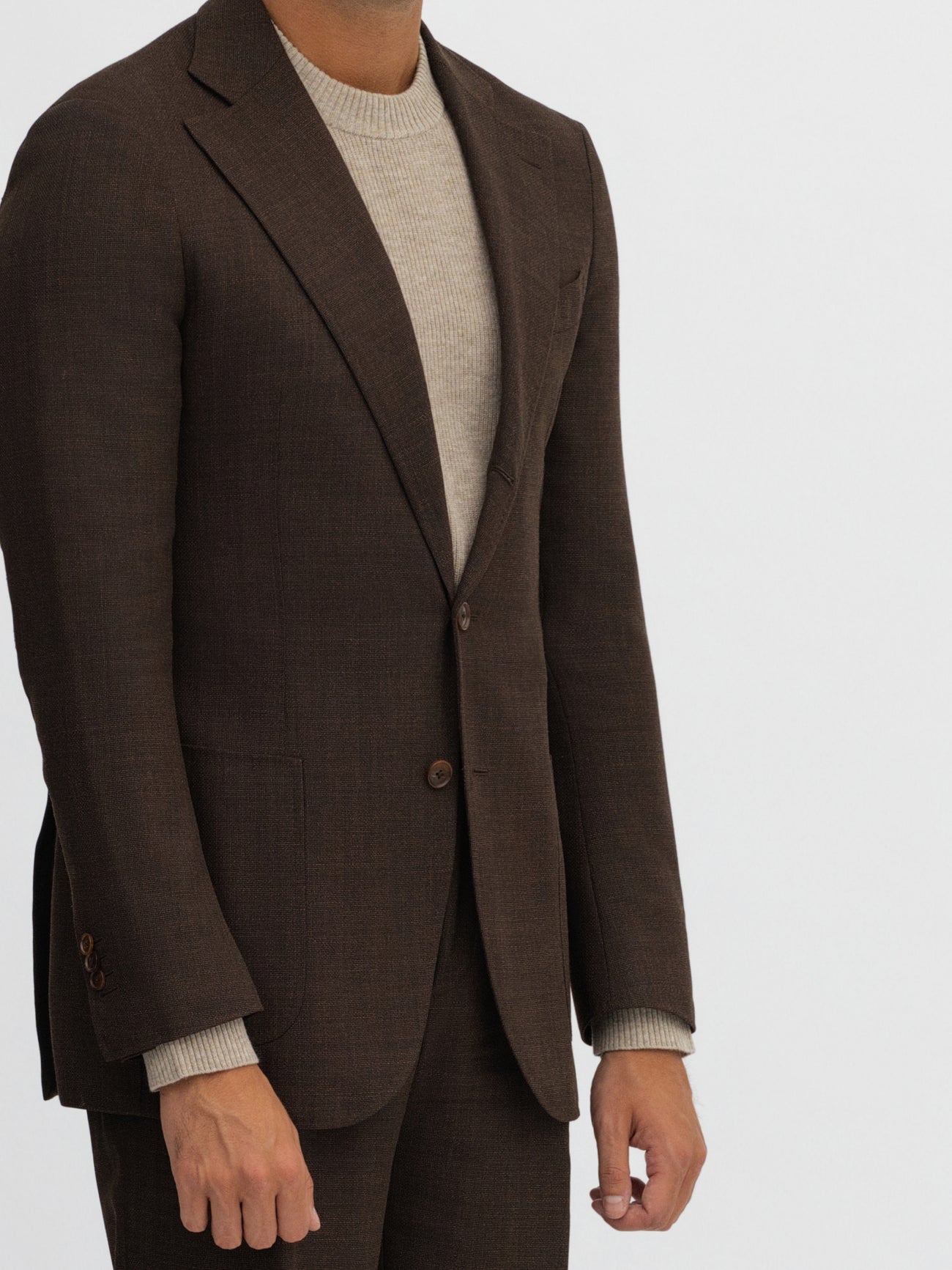 Brown Fresco Suit - Grand Le Mar