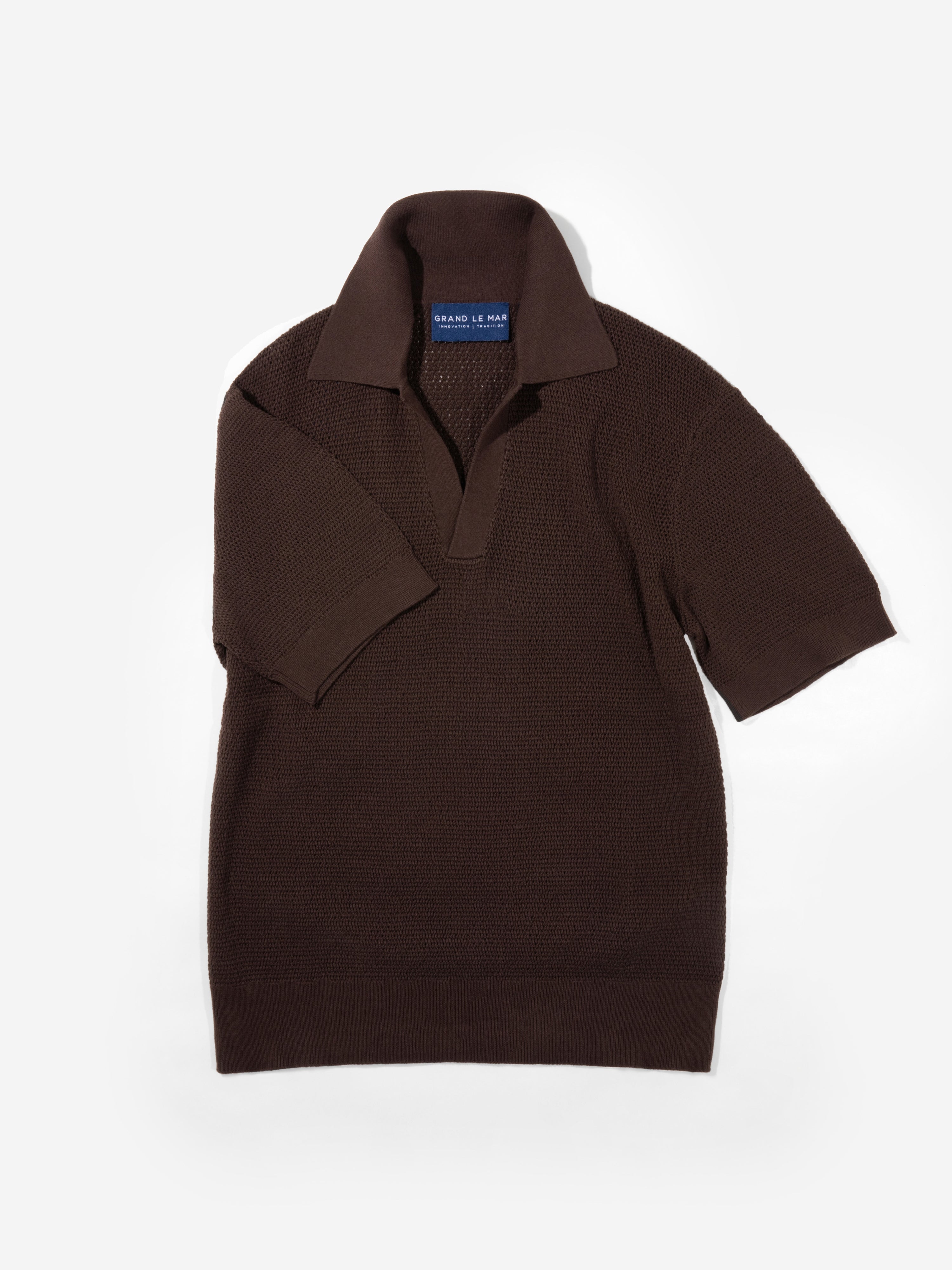 Brown Knit Jersey