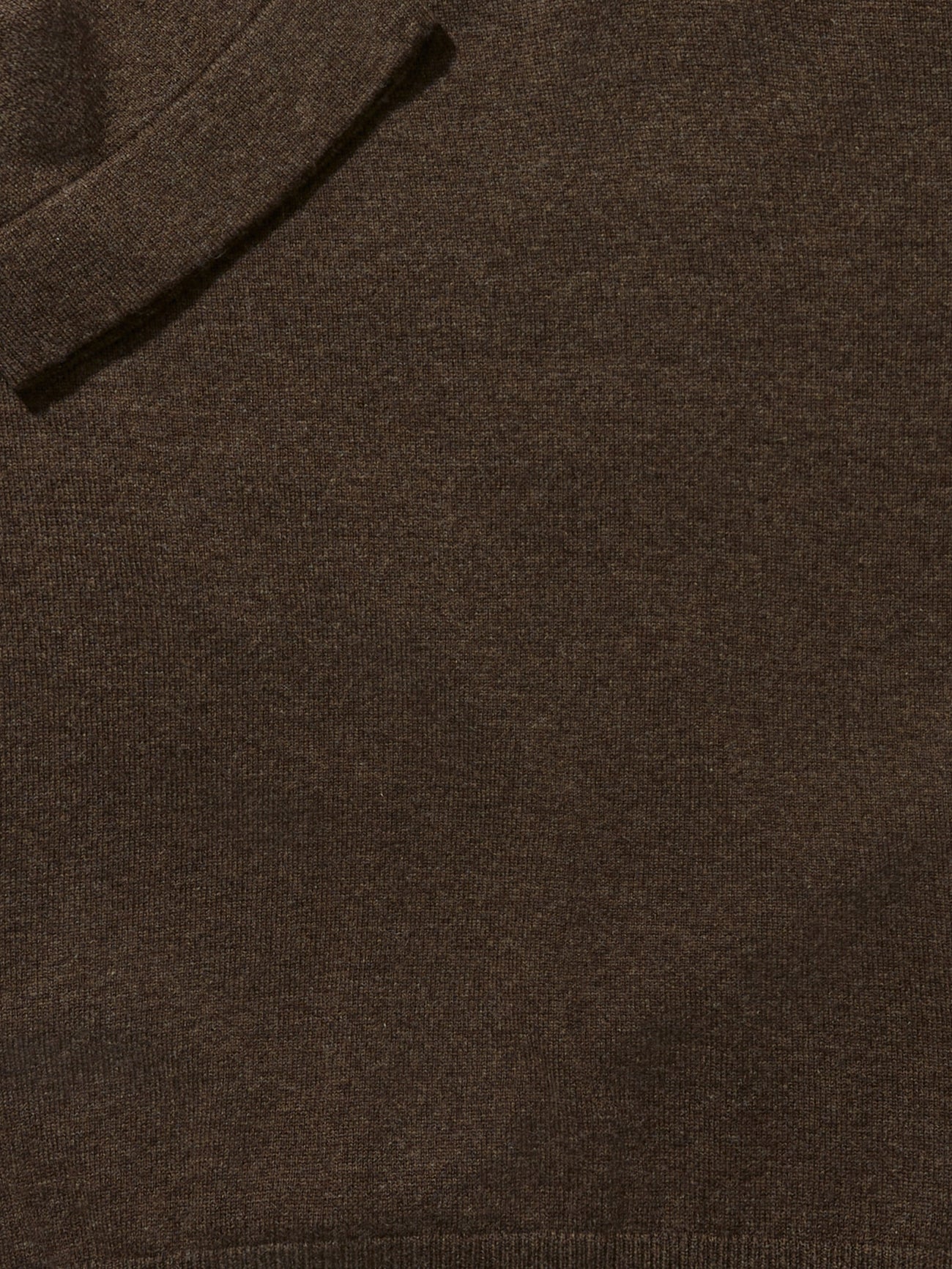 Brown Merino Wool Cashmere Polo - Grand Le Mar