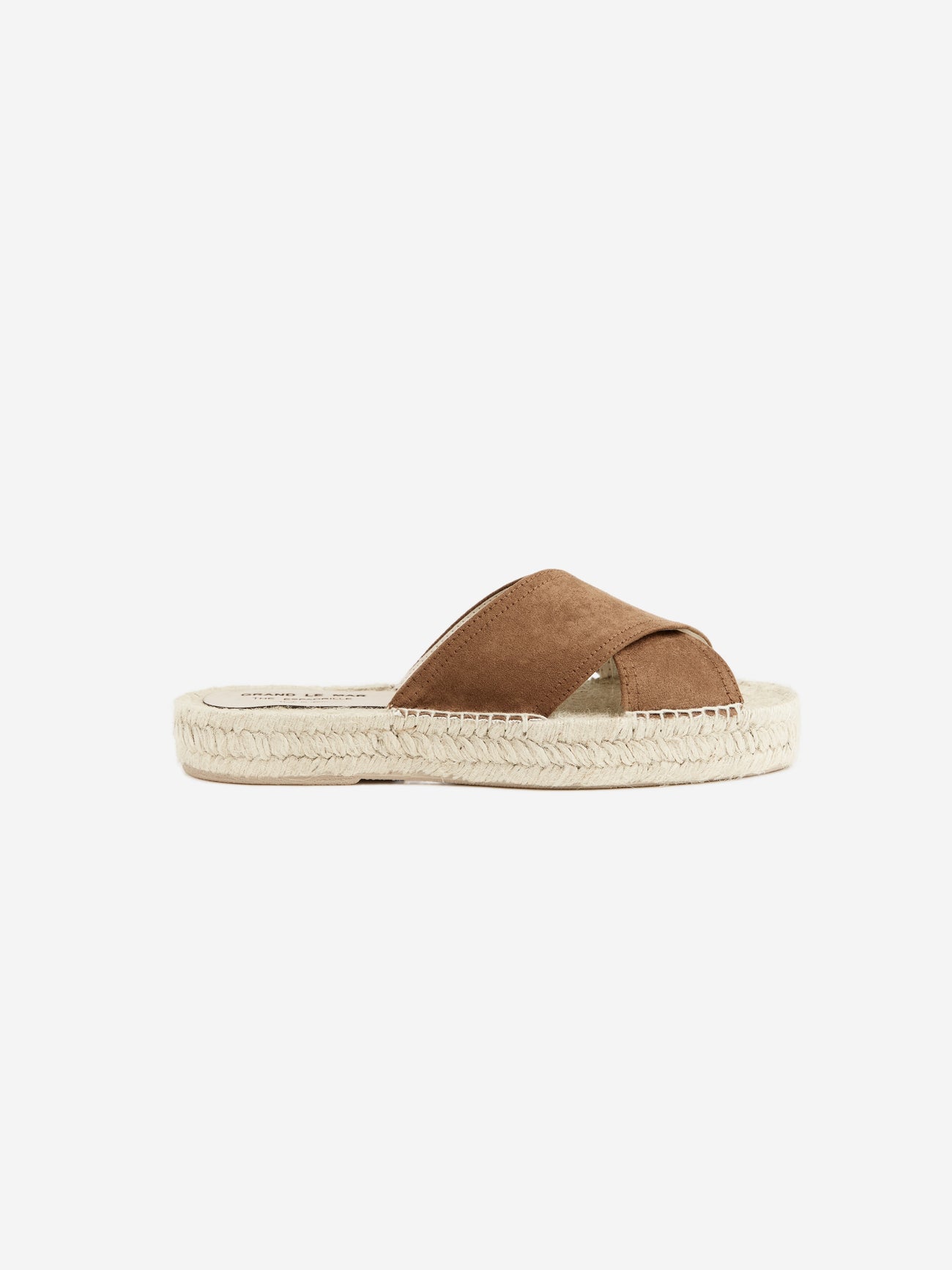 Brown Suede Slides - Grand Le Mar