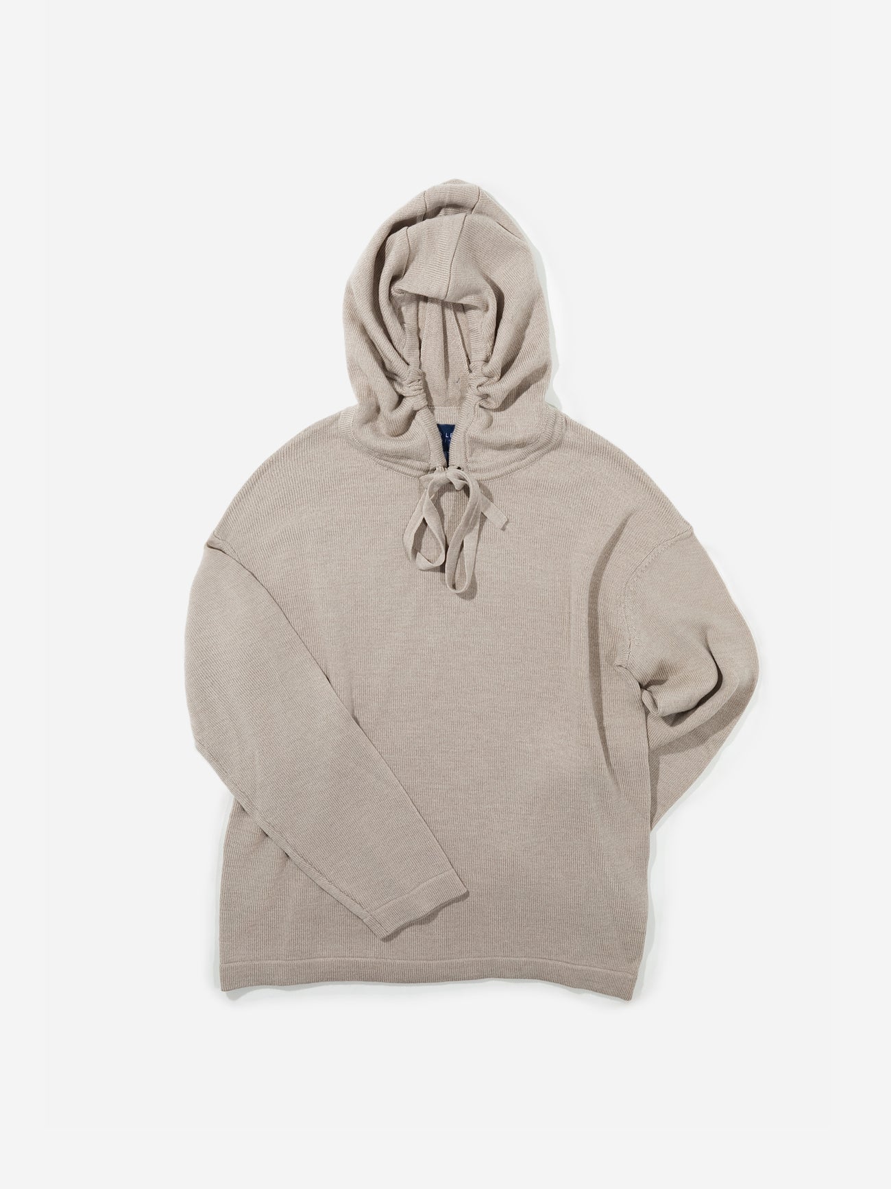 Camel Merino Wool Hoodie - Grand Le Mar