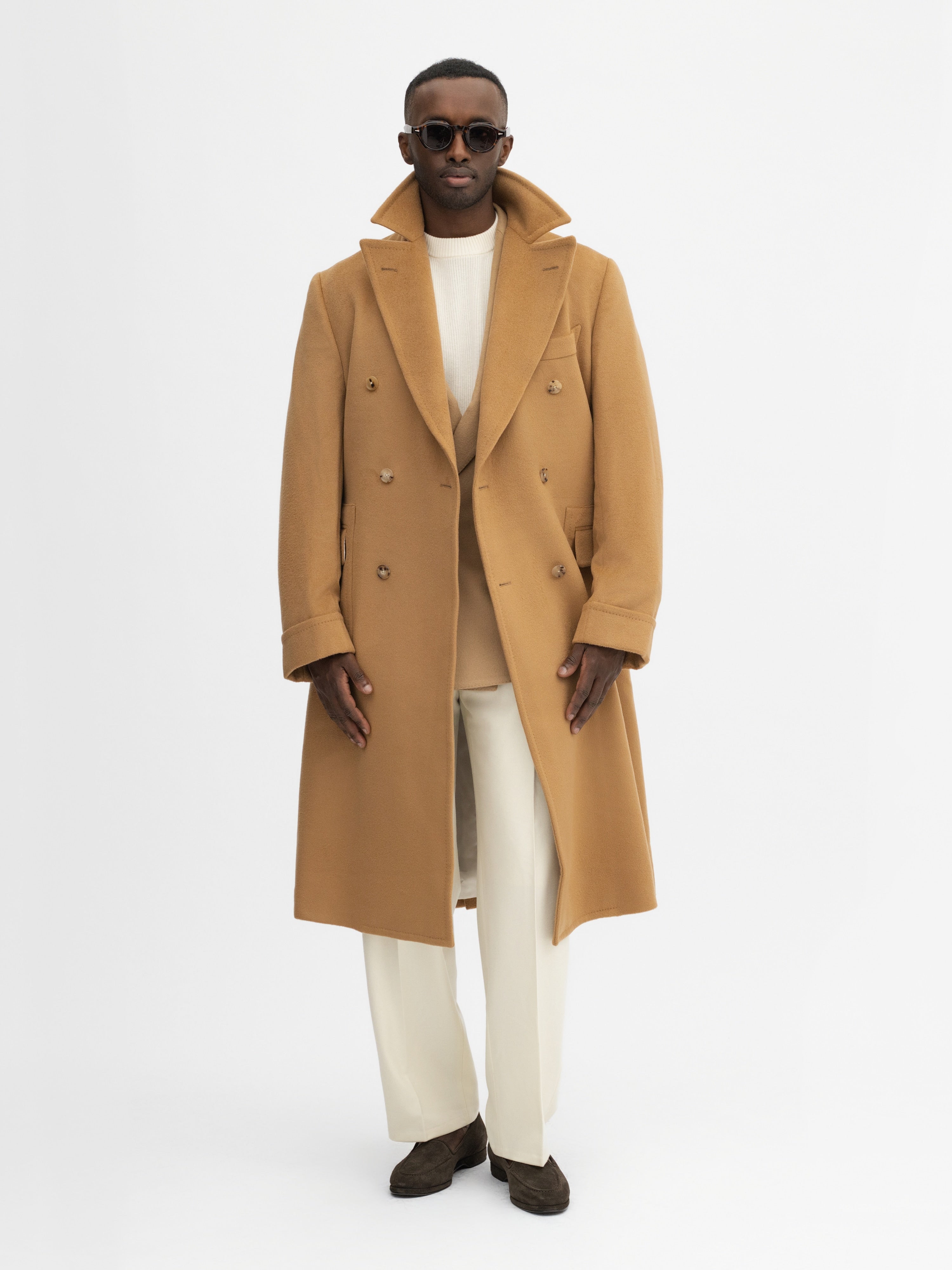 Camel duster coat best sale