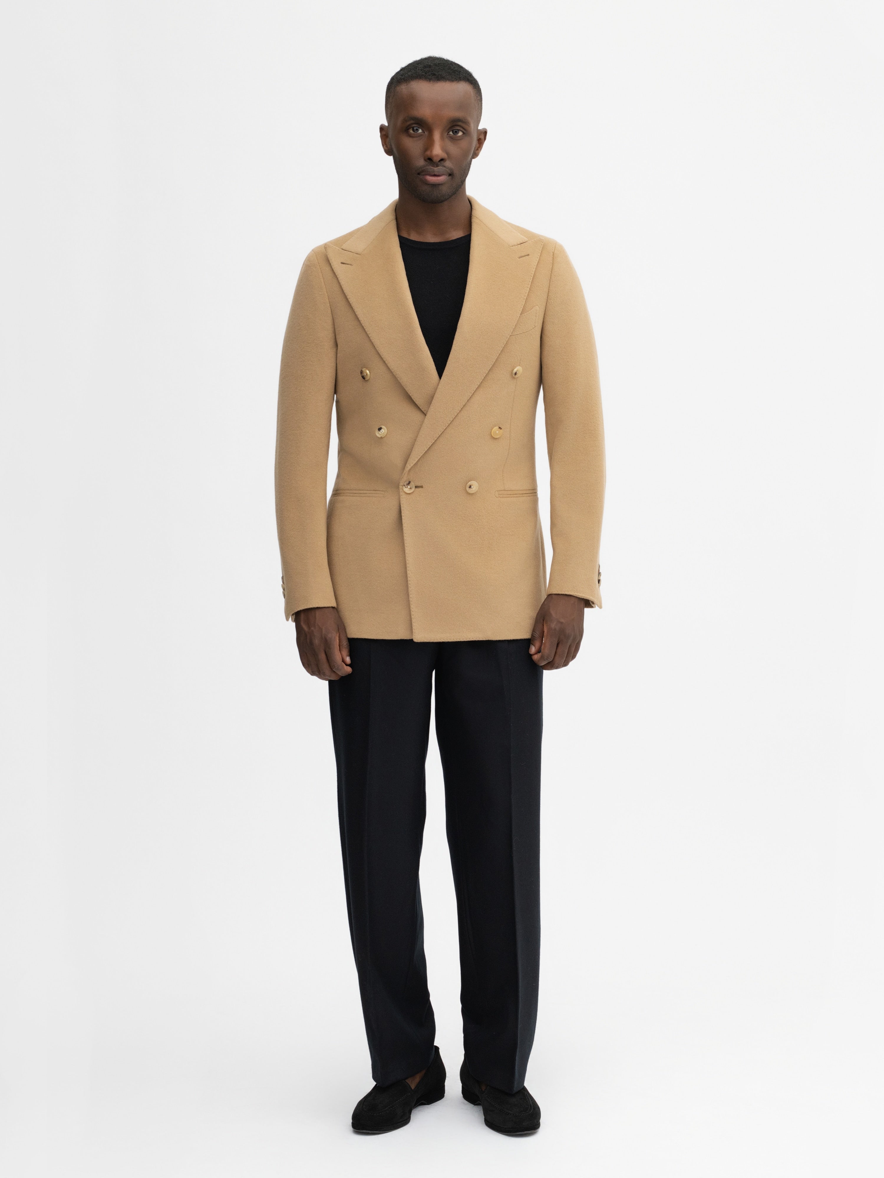 Camel Wool Cashmere Jacket - Grand Le Mar