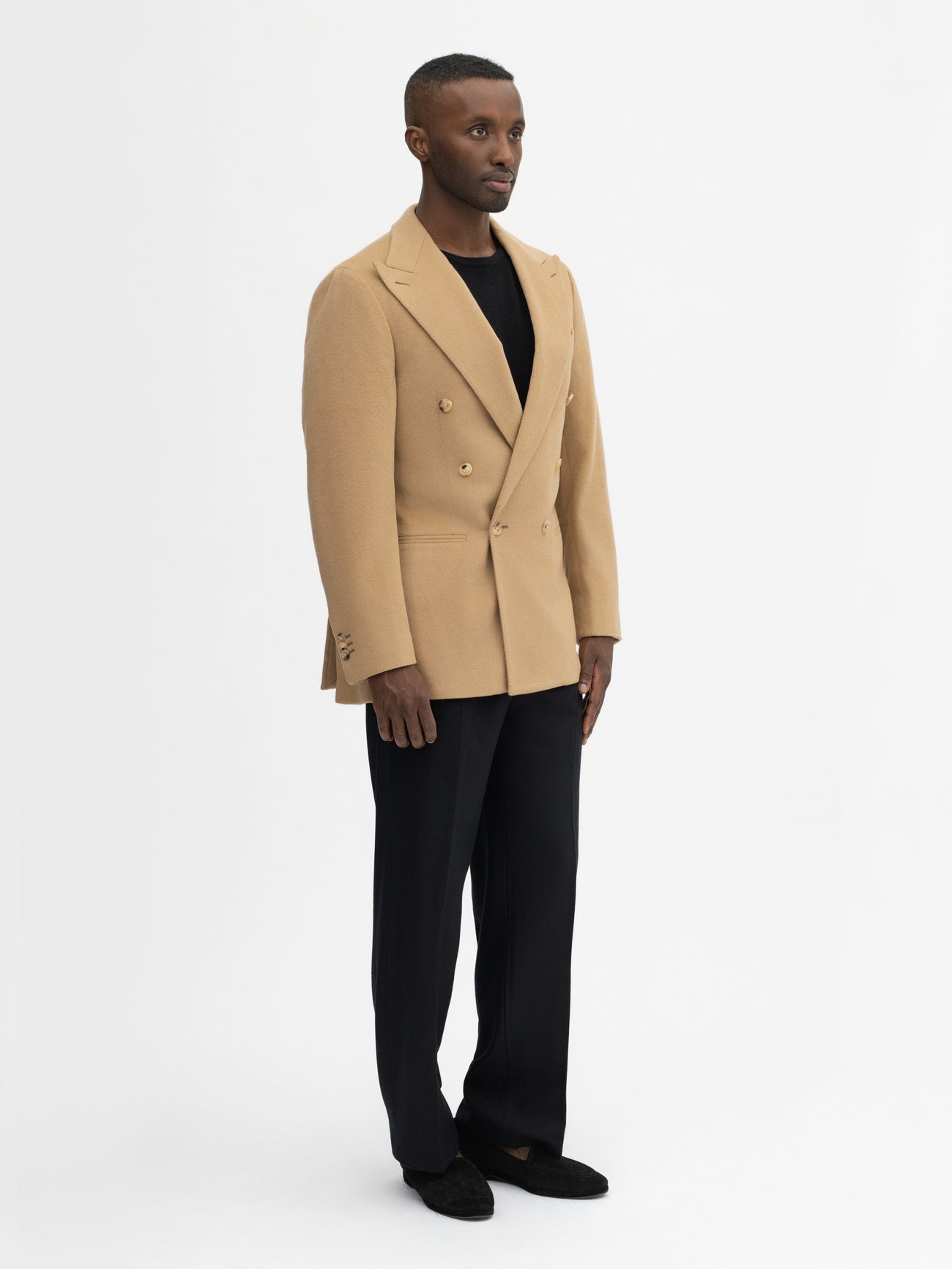 Camel Wool Cashmere Jacket - Grand Le Mar